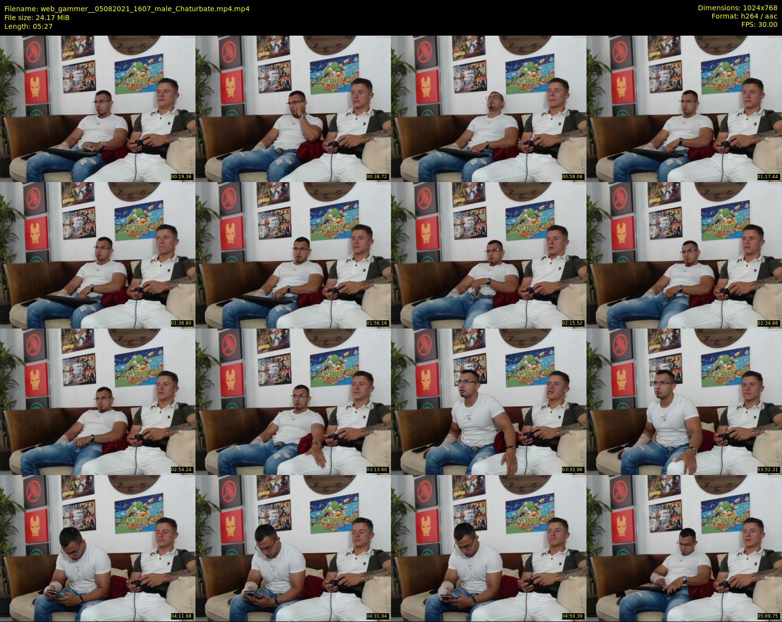 web_gammer_ — 6 minute Chaturbate male cam show recording, 720p, Aug 5, 2021
