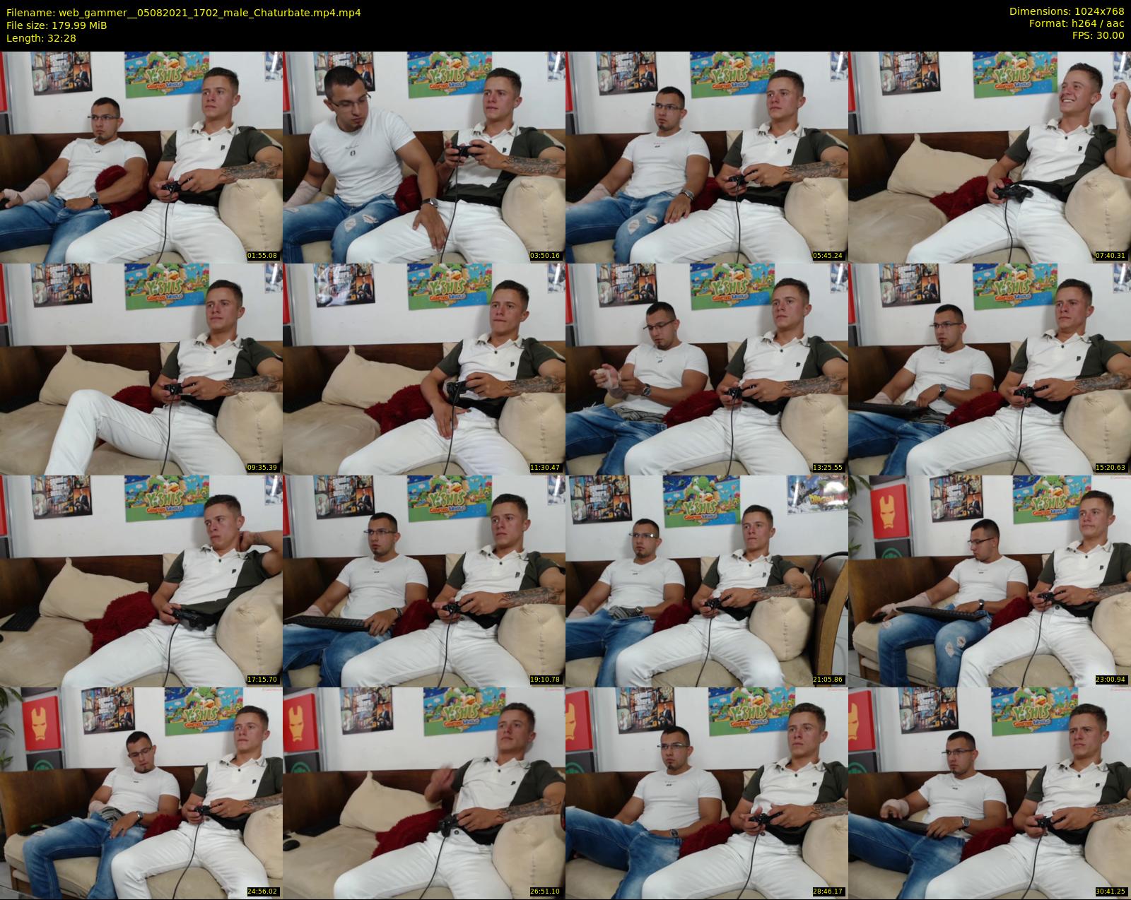 web_gammer_ — 33 minute Chaturbate male cam show recording, 720p, Aug 5, 2021