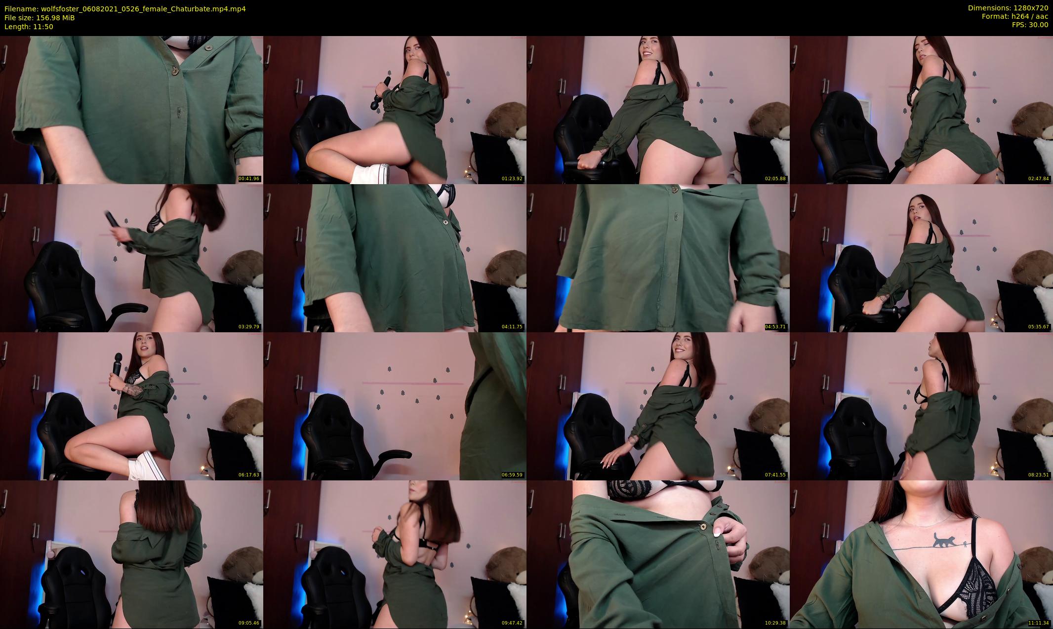 wolfsfoster — 12 minute Chaturbate couple cam show recording, 720p, Aug 6, 2021