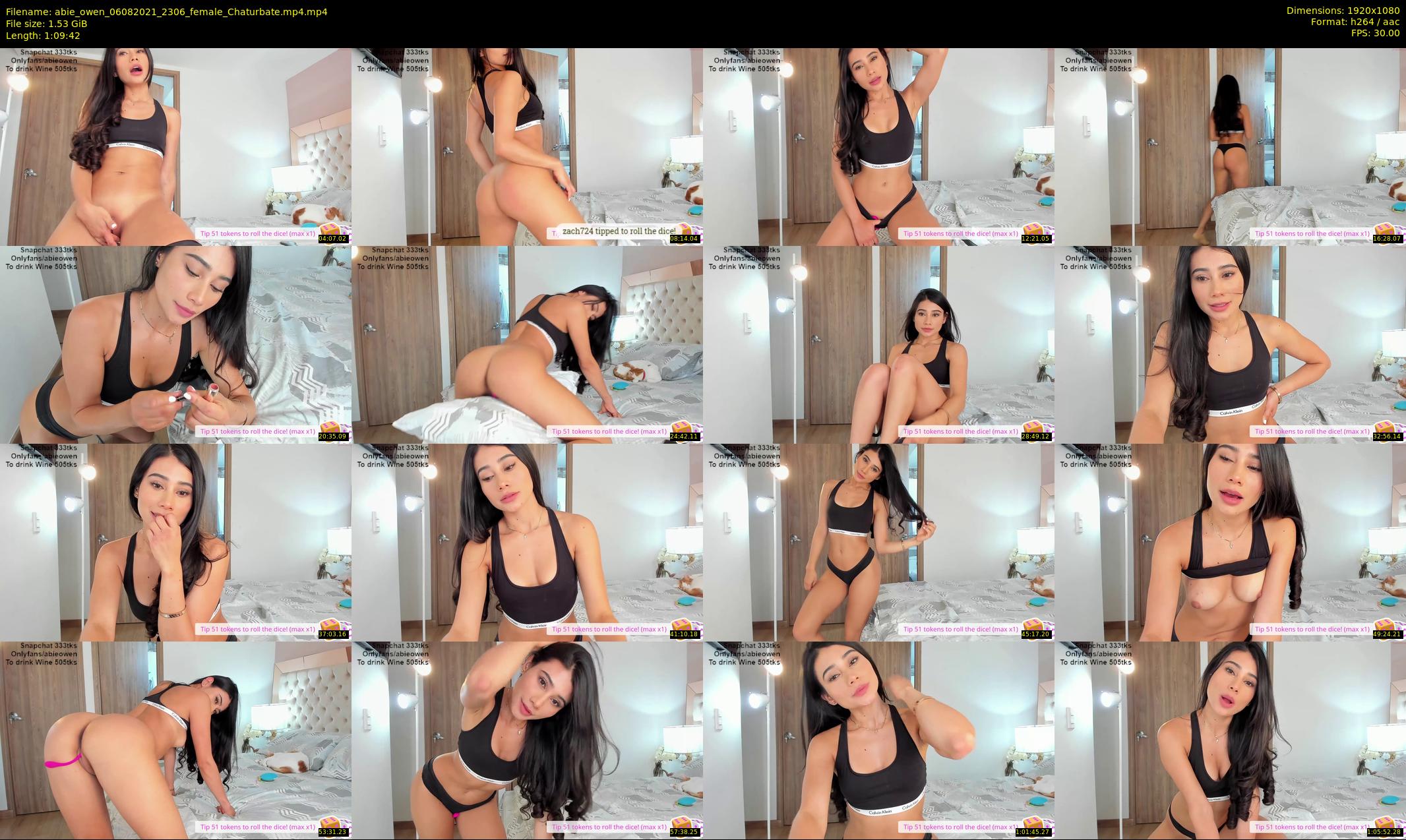 abie_owen — 70 minute Chaturbate female cam show recording, 1080p, Aug 6, 2021