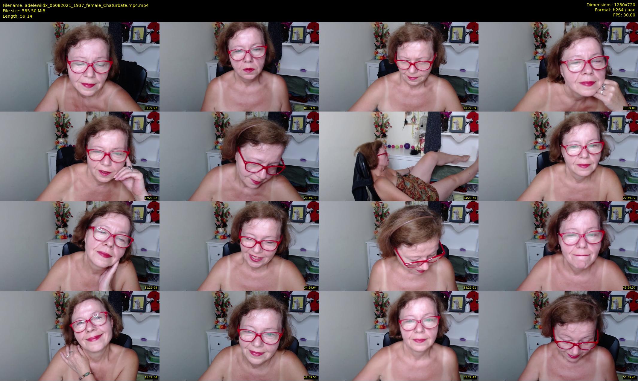 adelewildx — 60 minute Chaturbate female cam show recording, 720p, Aug 6, 2021