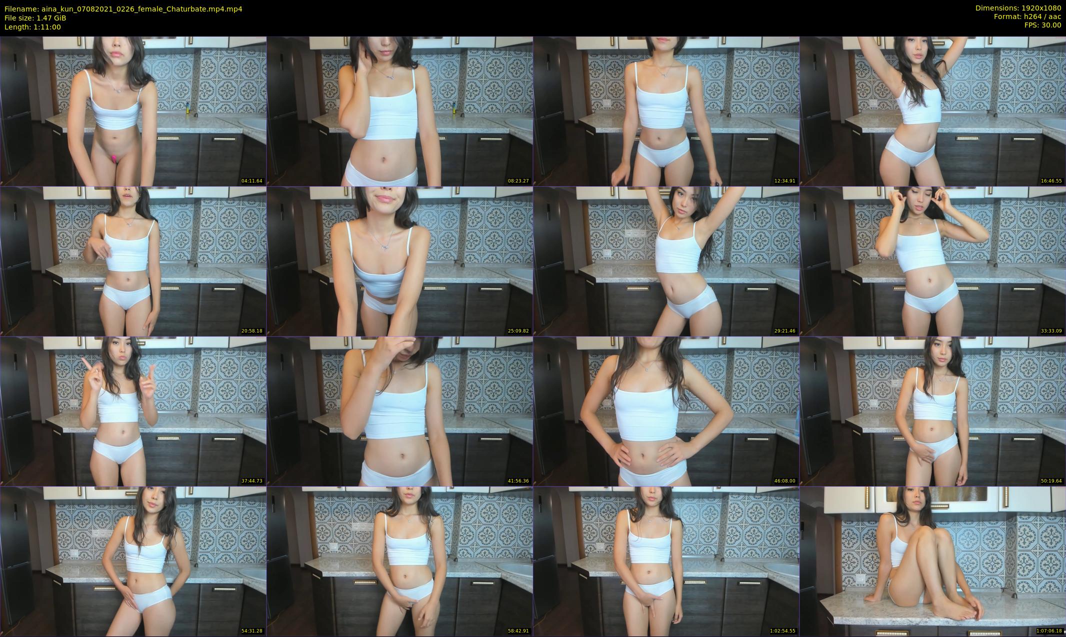 aina_kun — 71 minute Chaturbate female cam show recording, 1080p, Aug 7, 2021