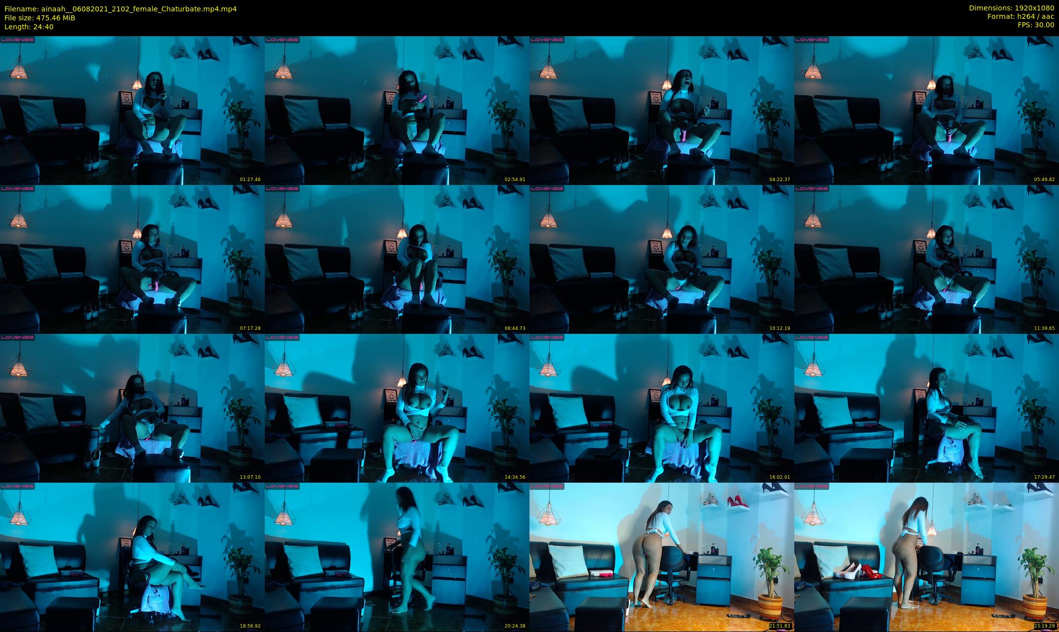 ainaah_ — 25 minute Chaturbate female cam show recording, 1080p, Aug 6, 2021