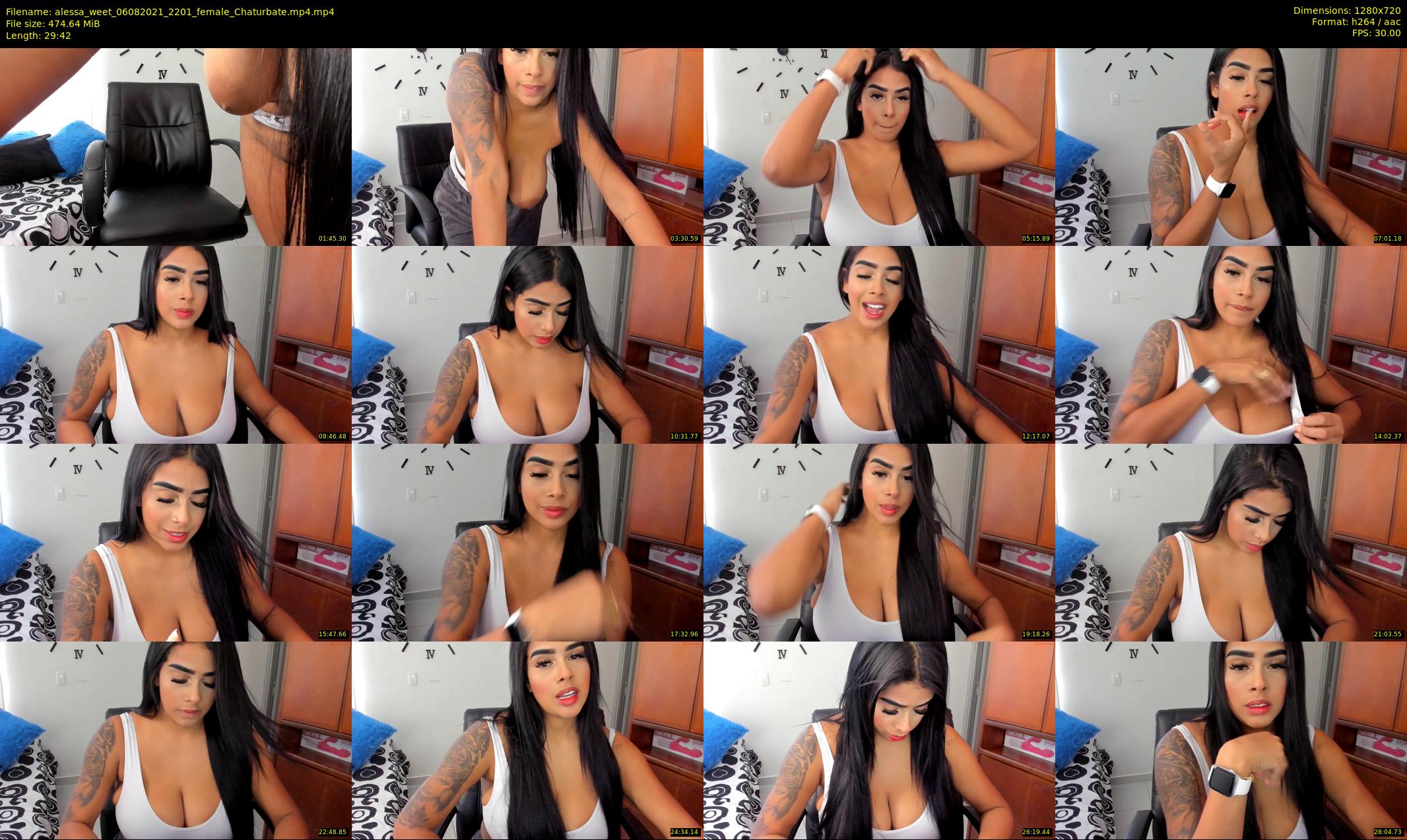 alessa_weet — 30 minute Chaturbate female cam show recording, 720p, Aug 6, 2021