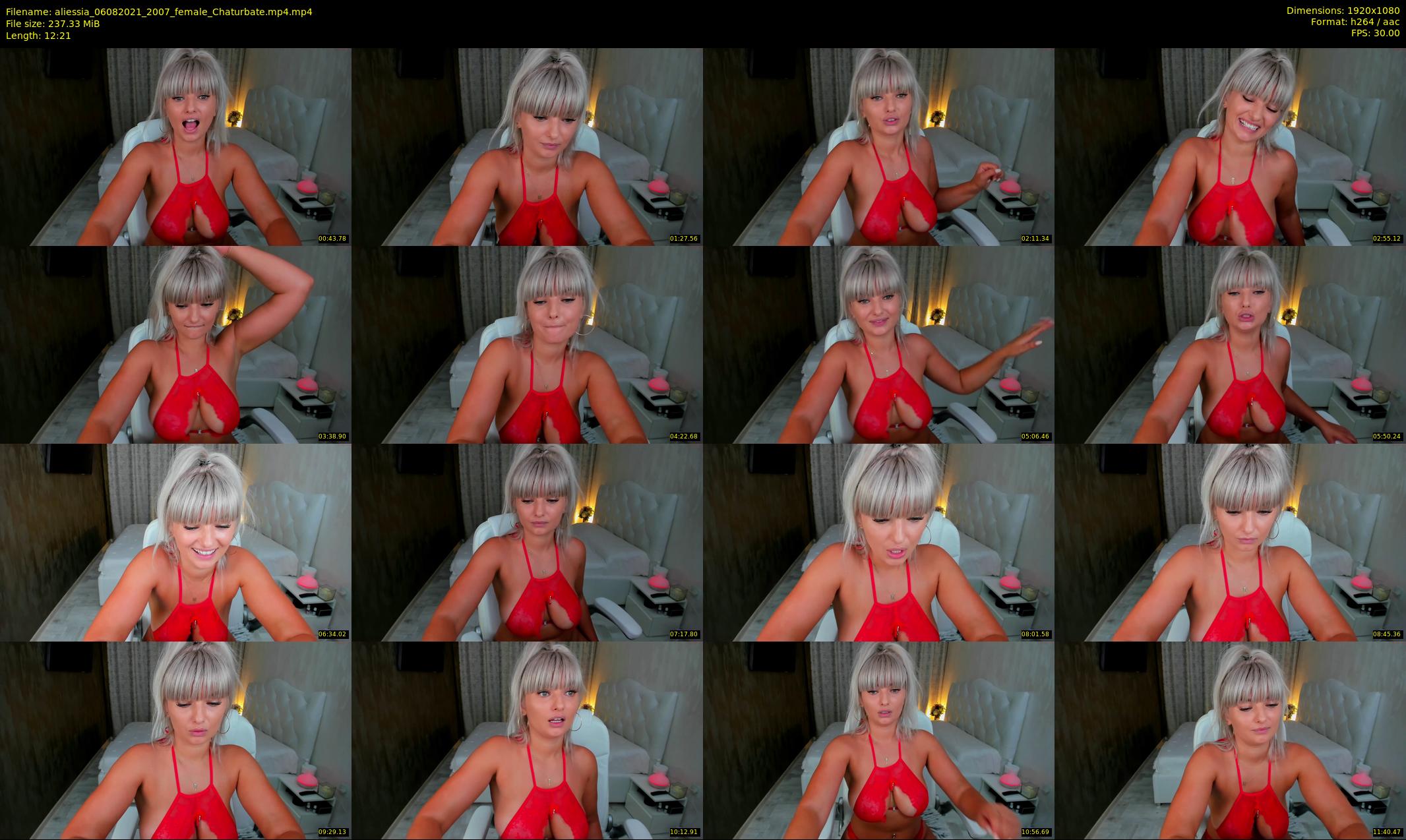 aliessia — 13 minute Chaturbate female cam show recording, 1080p, Aug 6, 2021