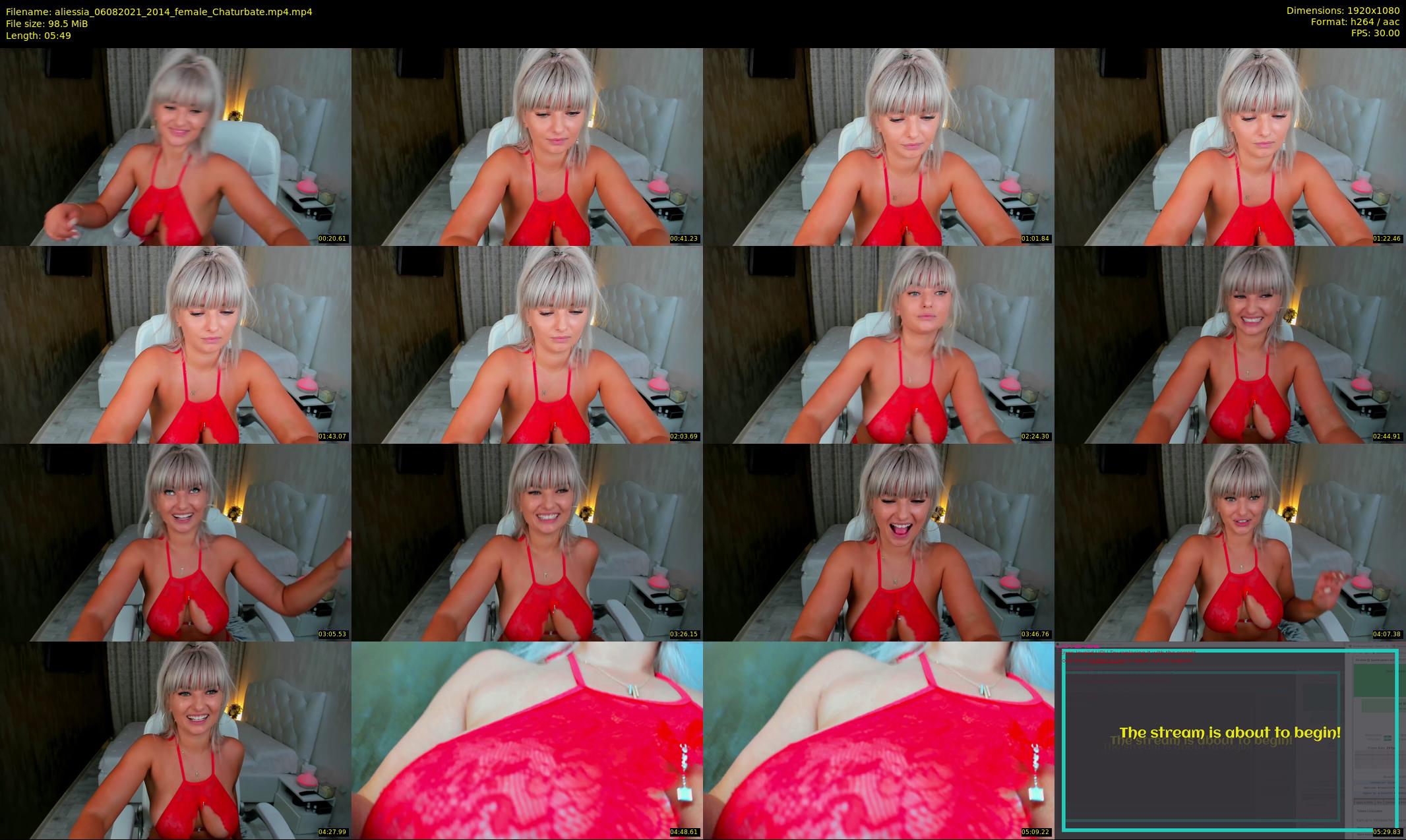 aliessia — 6 minute Chaturbate female cam show recording, 1080p, Aug 6, 2021