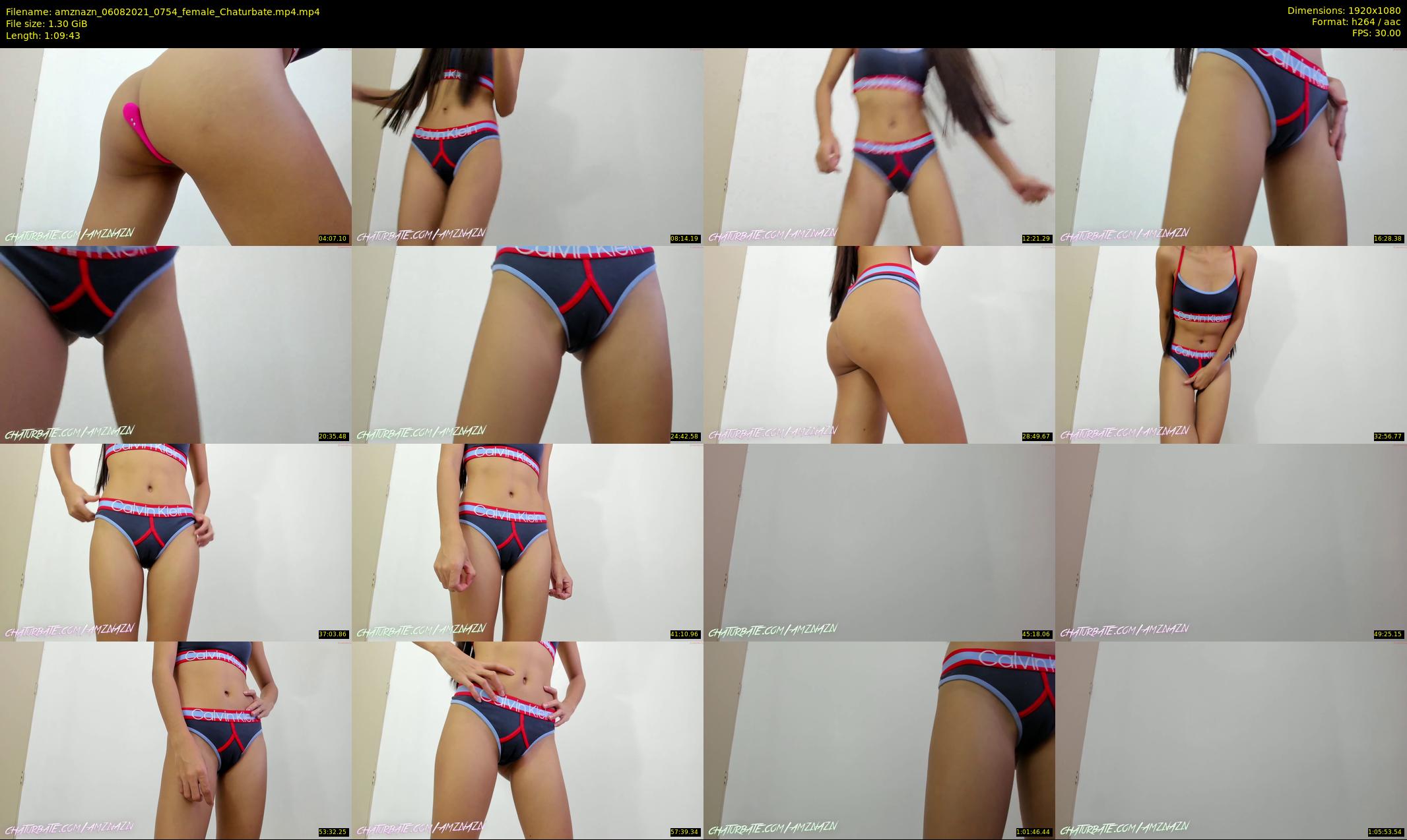 amznazn — 70 minute Chaturbate female cam show recording, 1080p, Aug 6, 2021