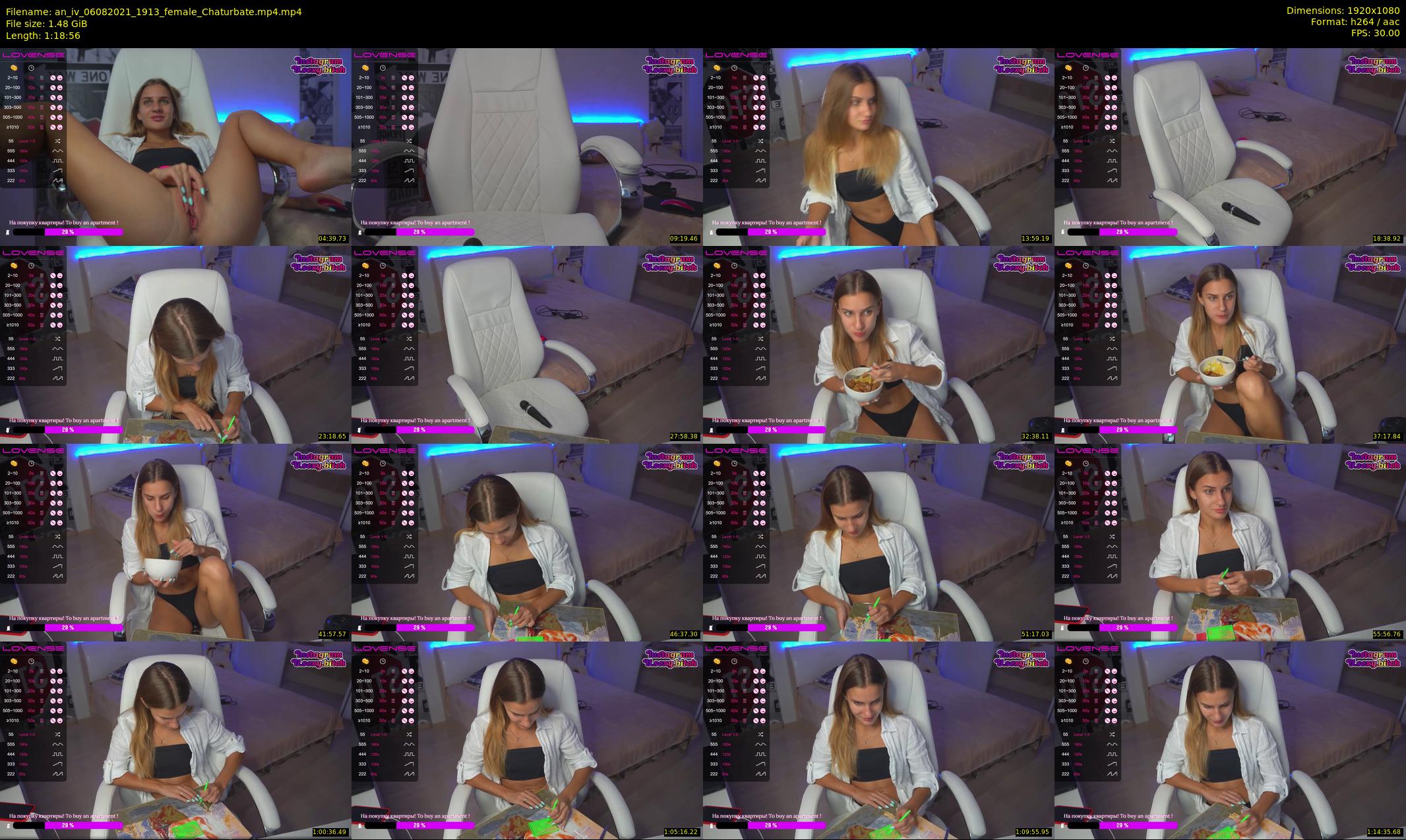 an_iv — 79 minute Chaturbate female cam show recording, 1080p, Aug 6, 2021