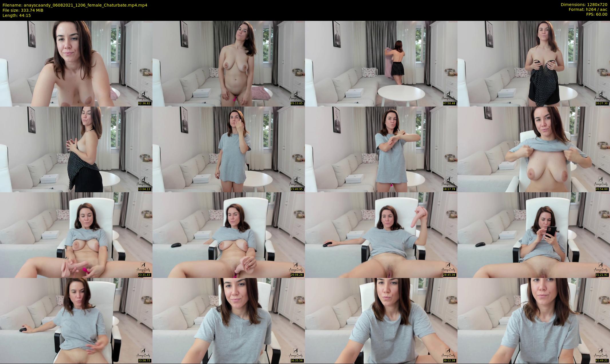 anayscaandy — 45 minute Chaturbate female cam show recording, 720p, Aug 6, 2021