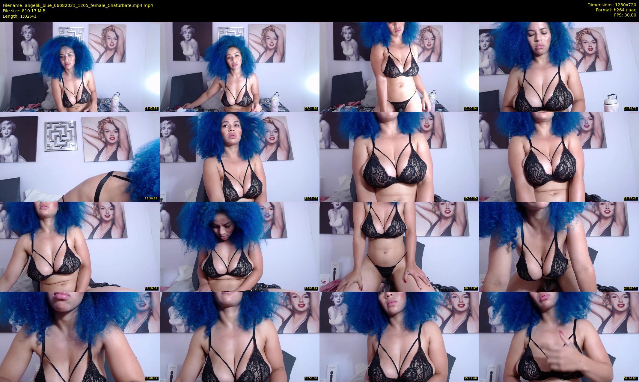 angelik_blue — 63 minute Chaturbate female cam show recording, 720p, Aug 6, 2021