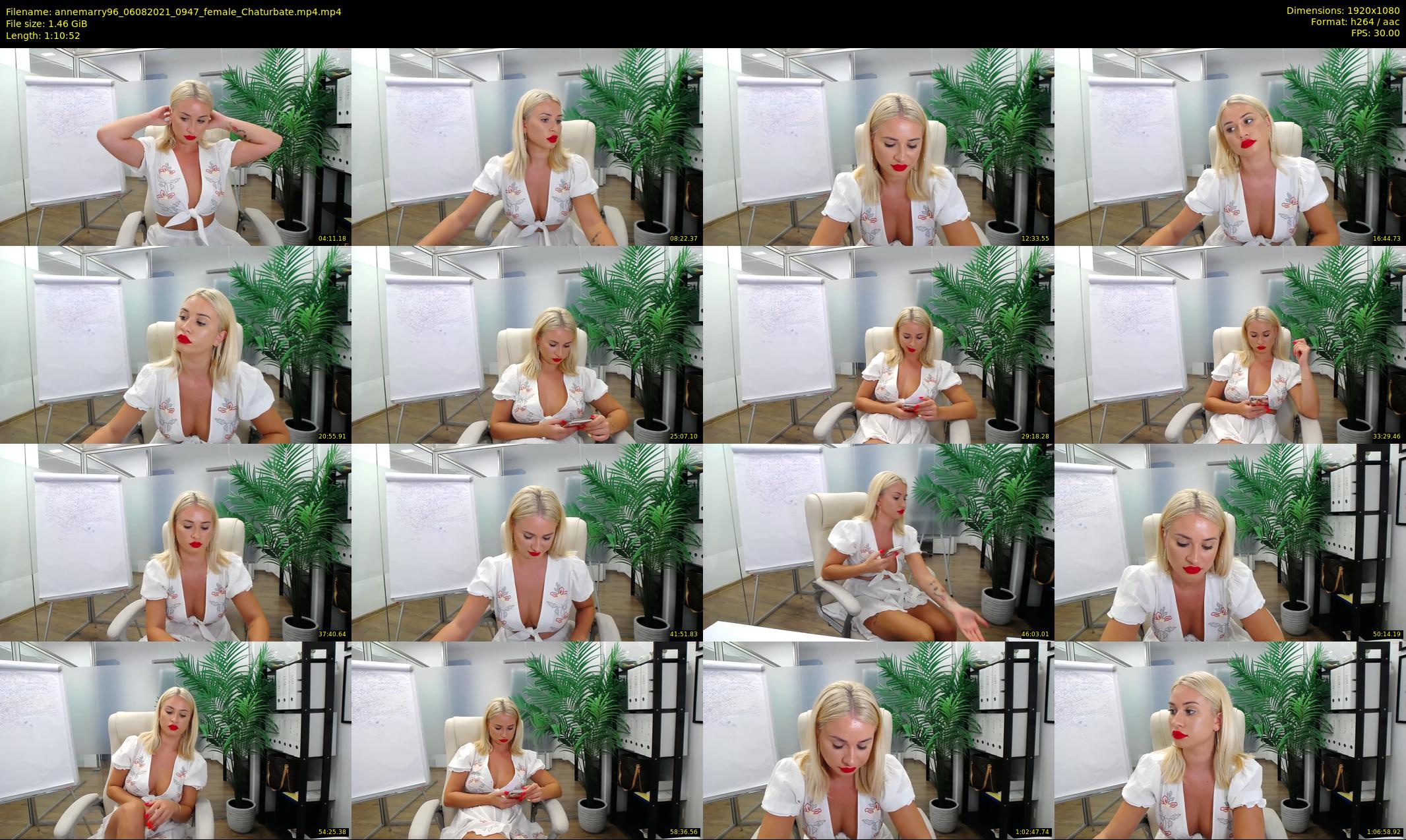 annemarry96 — 71 minute Chaturbate female cam show recording, 1080p, Aug 6, 2021