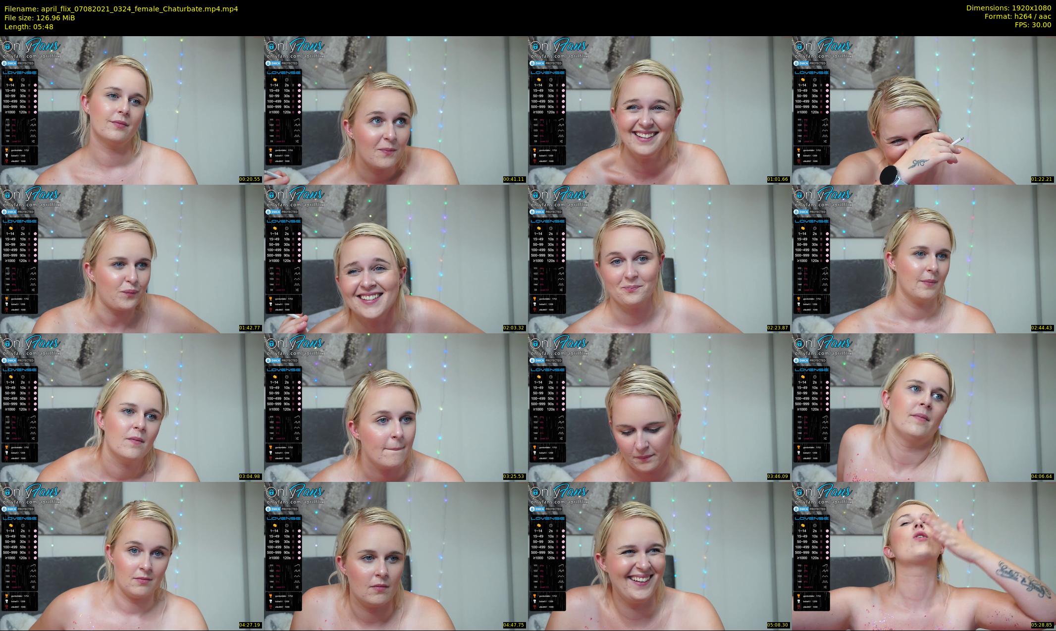 april_flix — 6 minute Chaturbate female cam show recording, 1080p, Aug 7, 2021