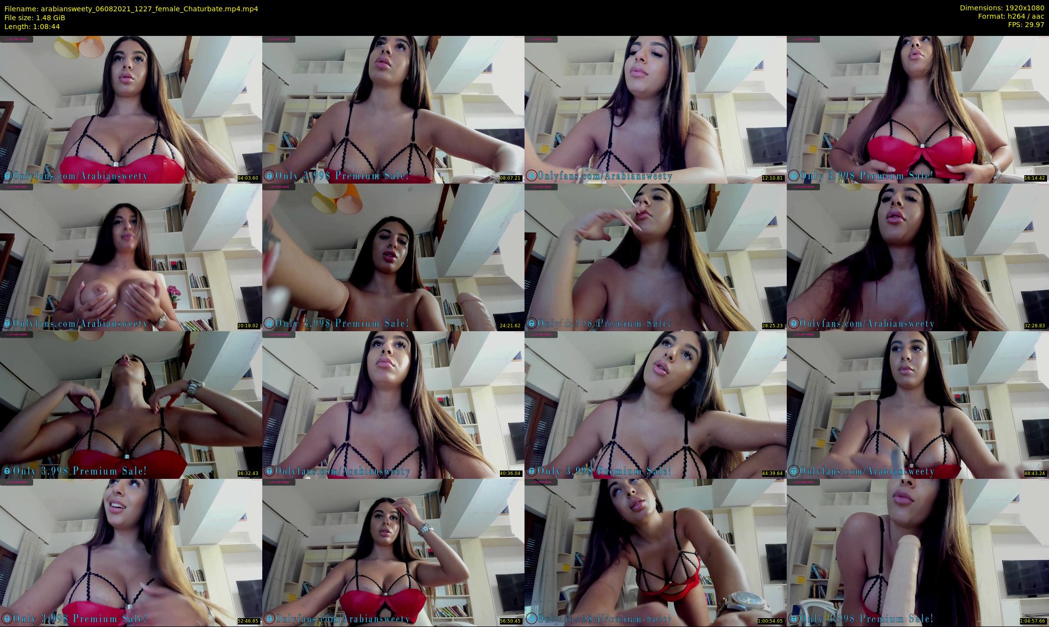 arabiansweety — 69 minute Chaturbate female cam show recording, 1080p, Aug 6, 2021
