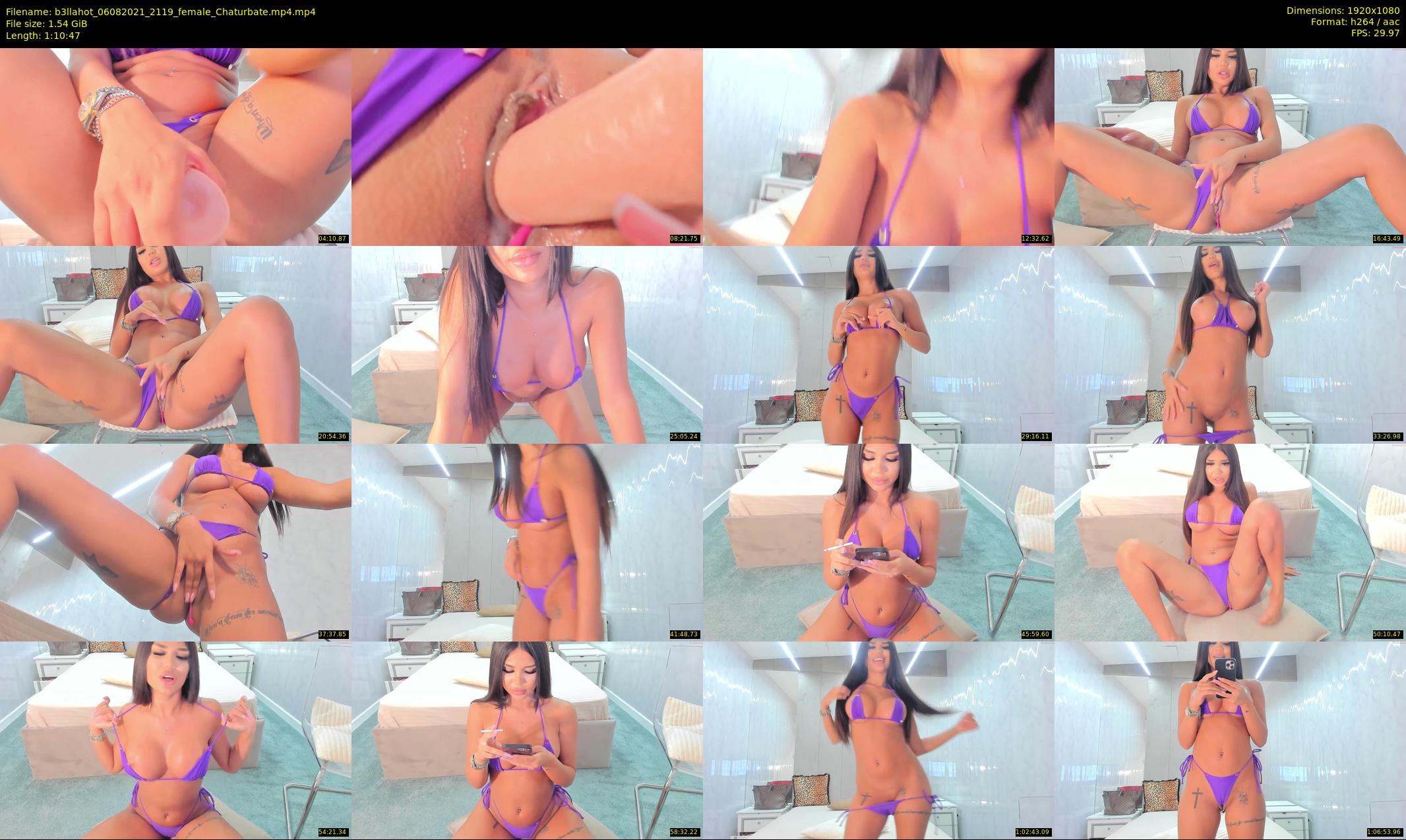 b3llahot — 71 minute Chaturbate female cam show recording, 1080p, Aug 6, 2021