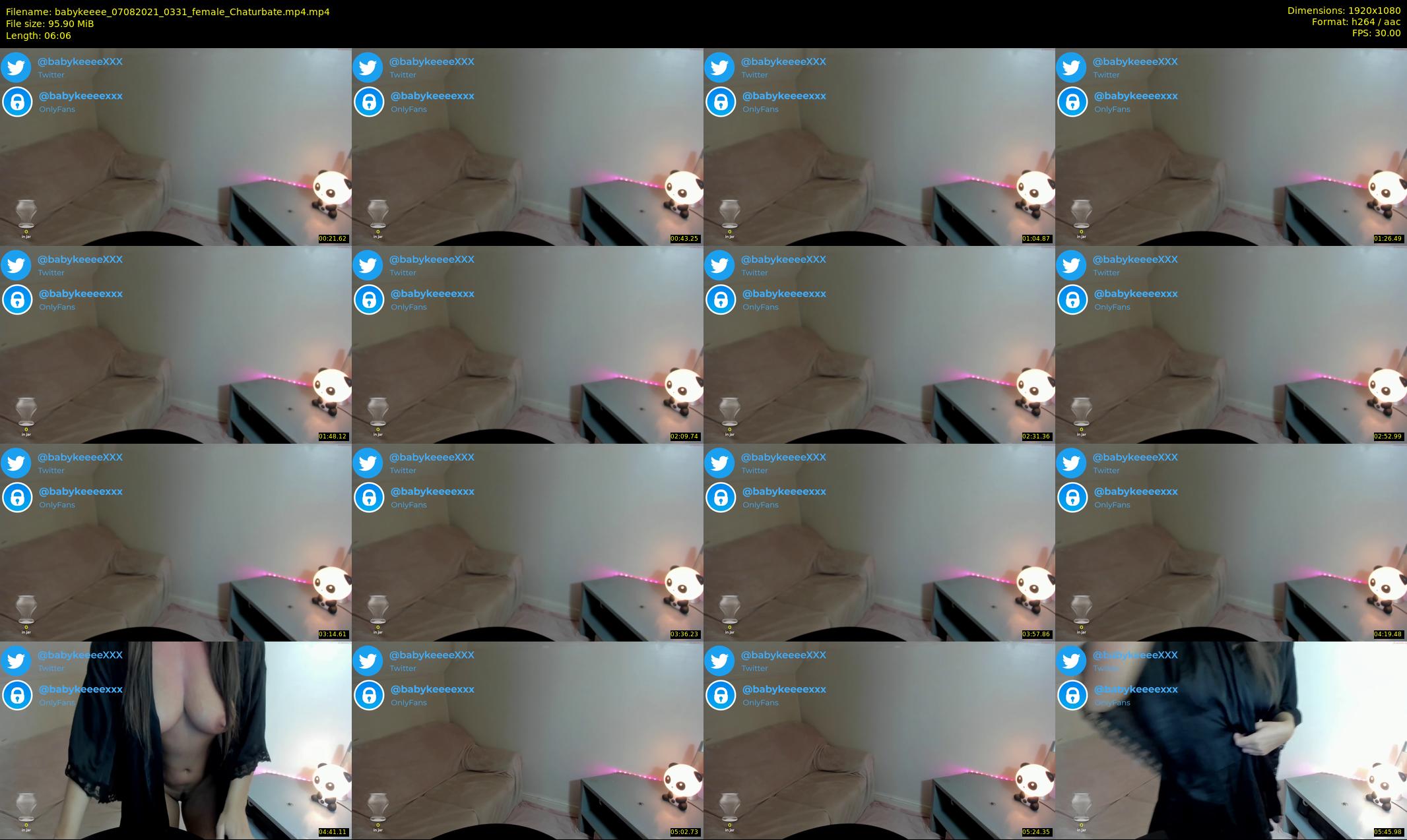 babykeeee — 7 minute Chaturbate female cam show recording, 1080p, Aug 7, 2021