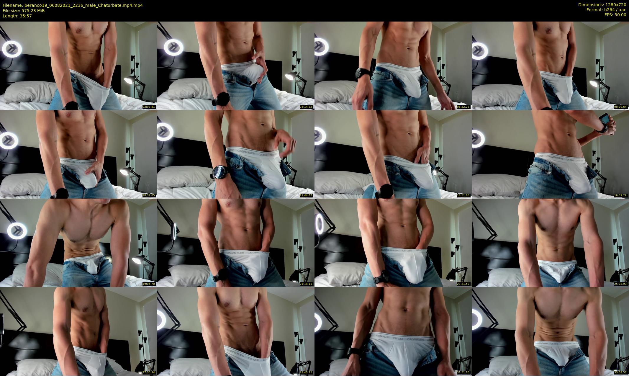beranco19 — 36 minute Chaturbate male cam show recording, 720p, Aug 6, 2021