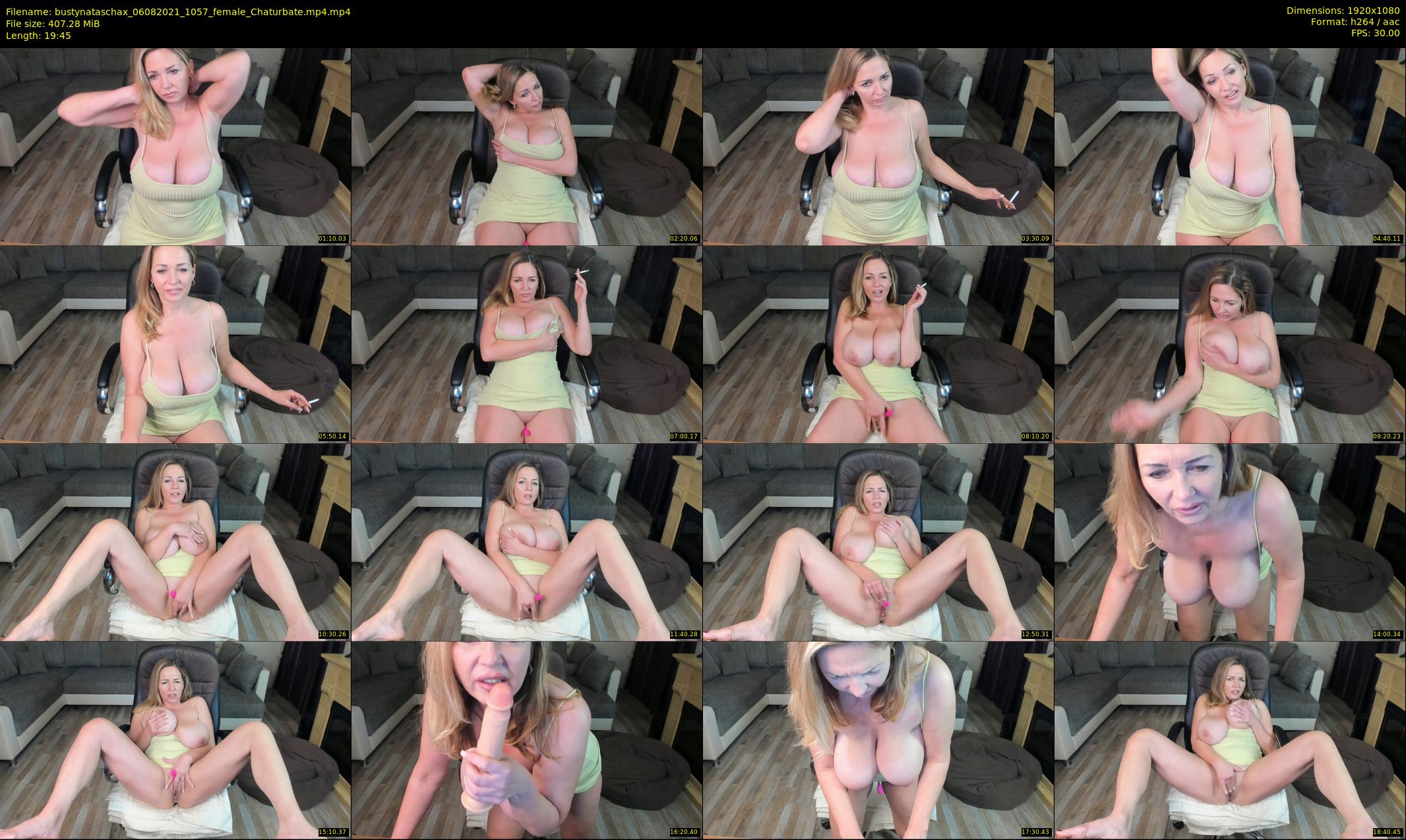 bustynataschax — 20 minute Chaturbate female cam show recording, 1080p, Aug 6, 2021