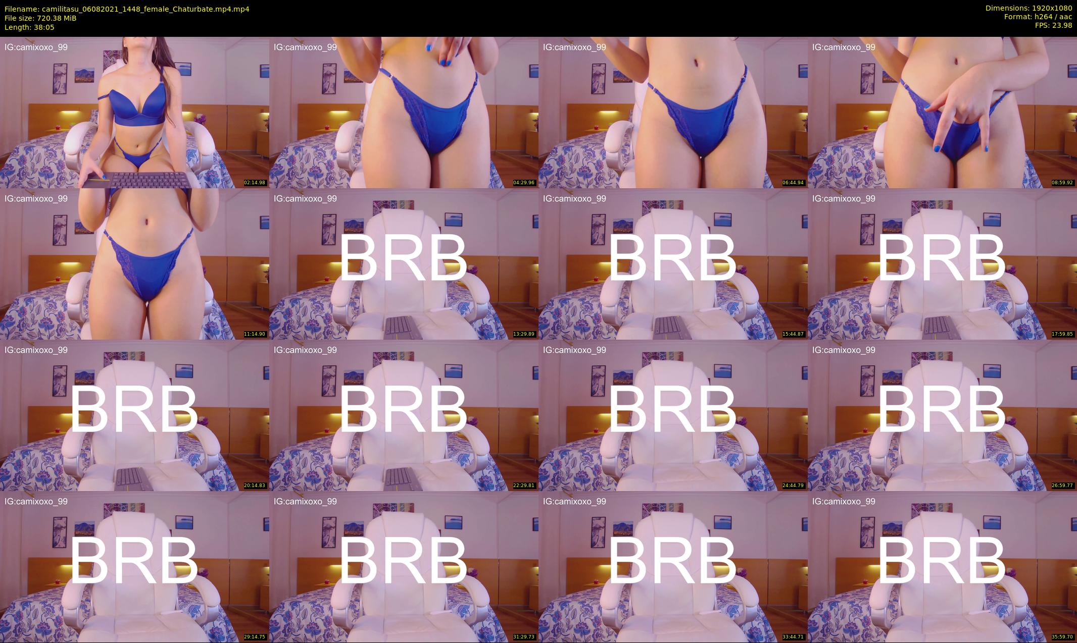 camilitasu — 39 minute Chaturbate female cam show recording, 1080p, Aug 6, 2021