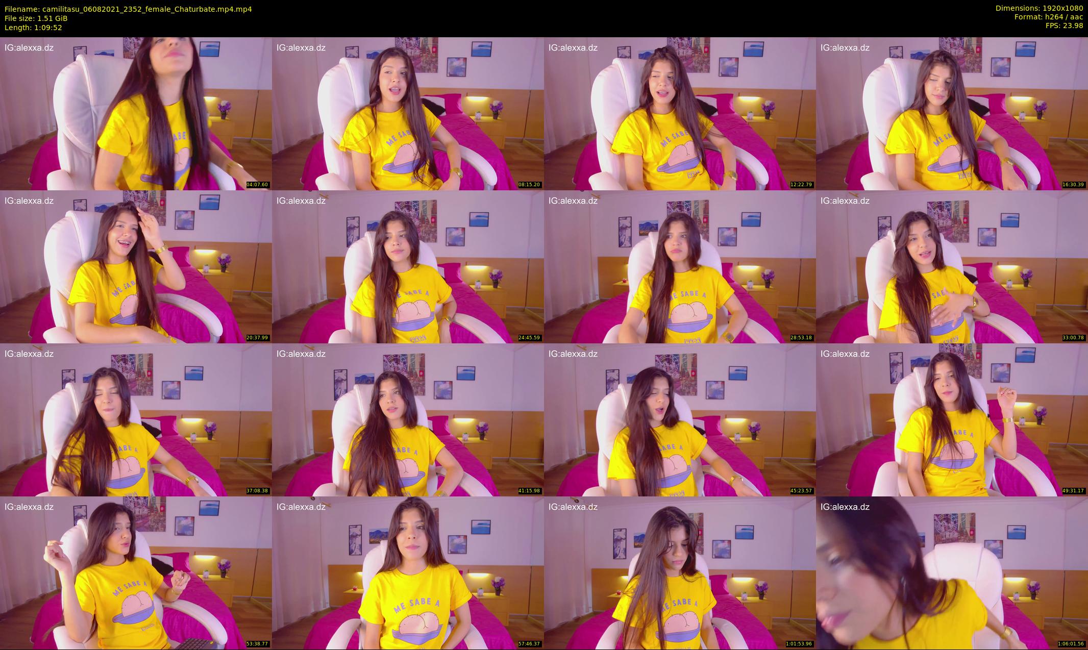 camilitasu — 70 minute Chaturbate female cam show recording, 1080p, Aug 6, 2021