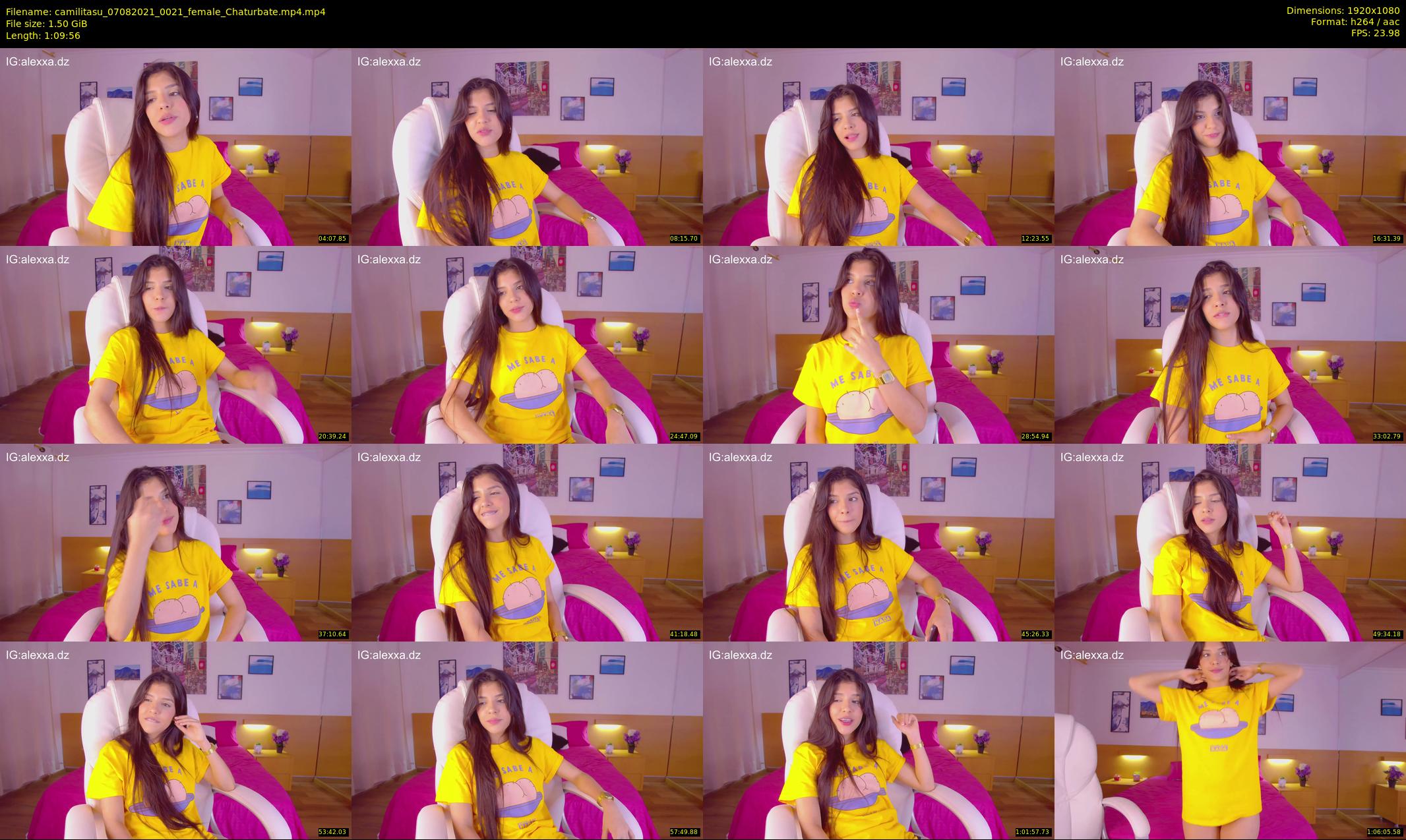 camilitasu — 70 minute Chaturbate female cam show recording, 1080p, Aug 7, 2021