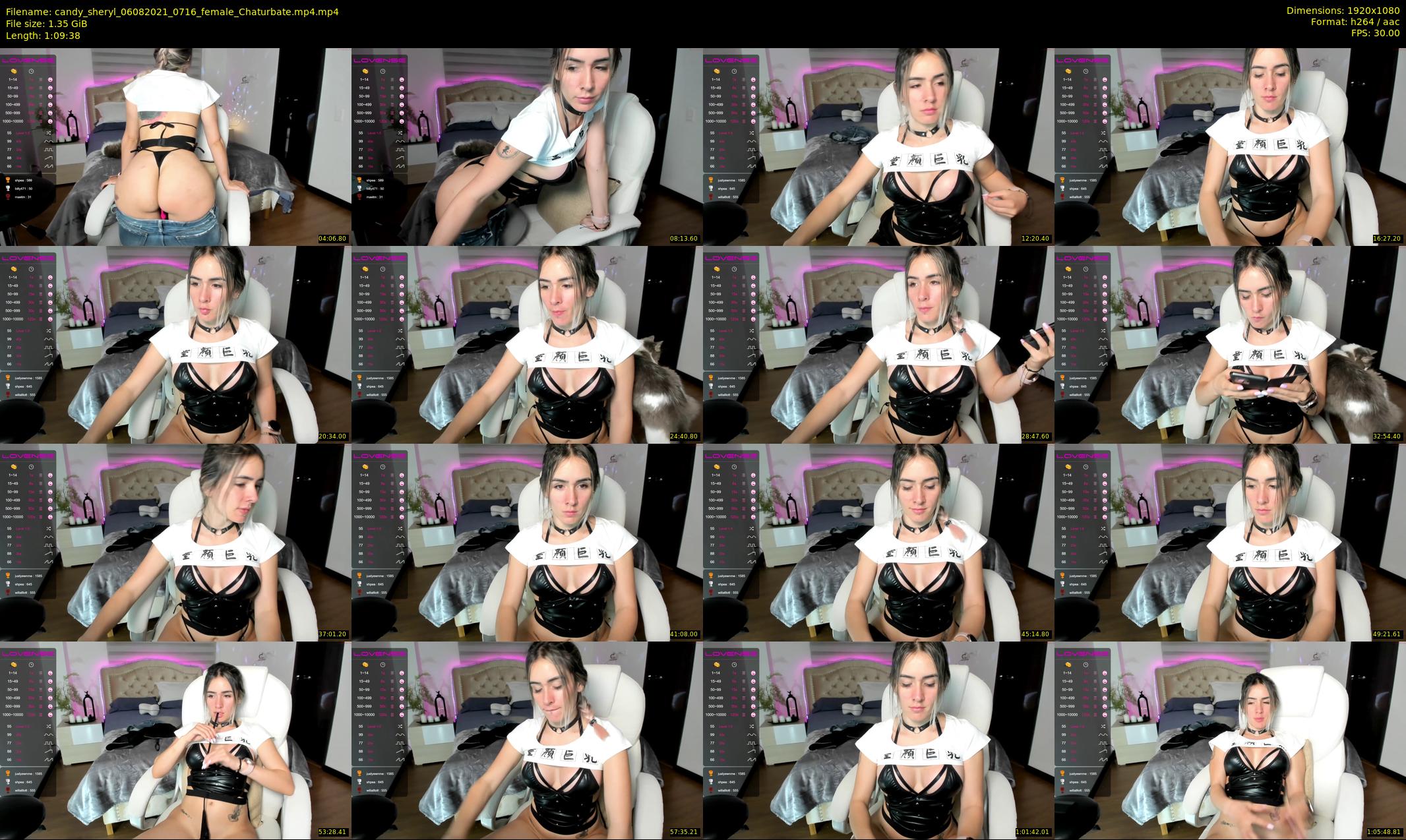 candy_sheryl — 70 minute Chaturbate female cam show recording, 1080p, Aug 6, 2021