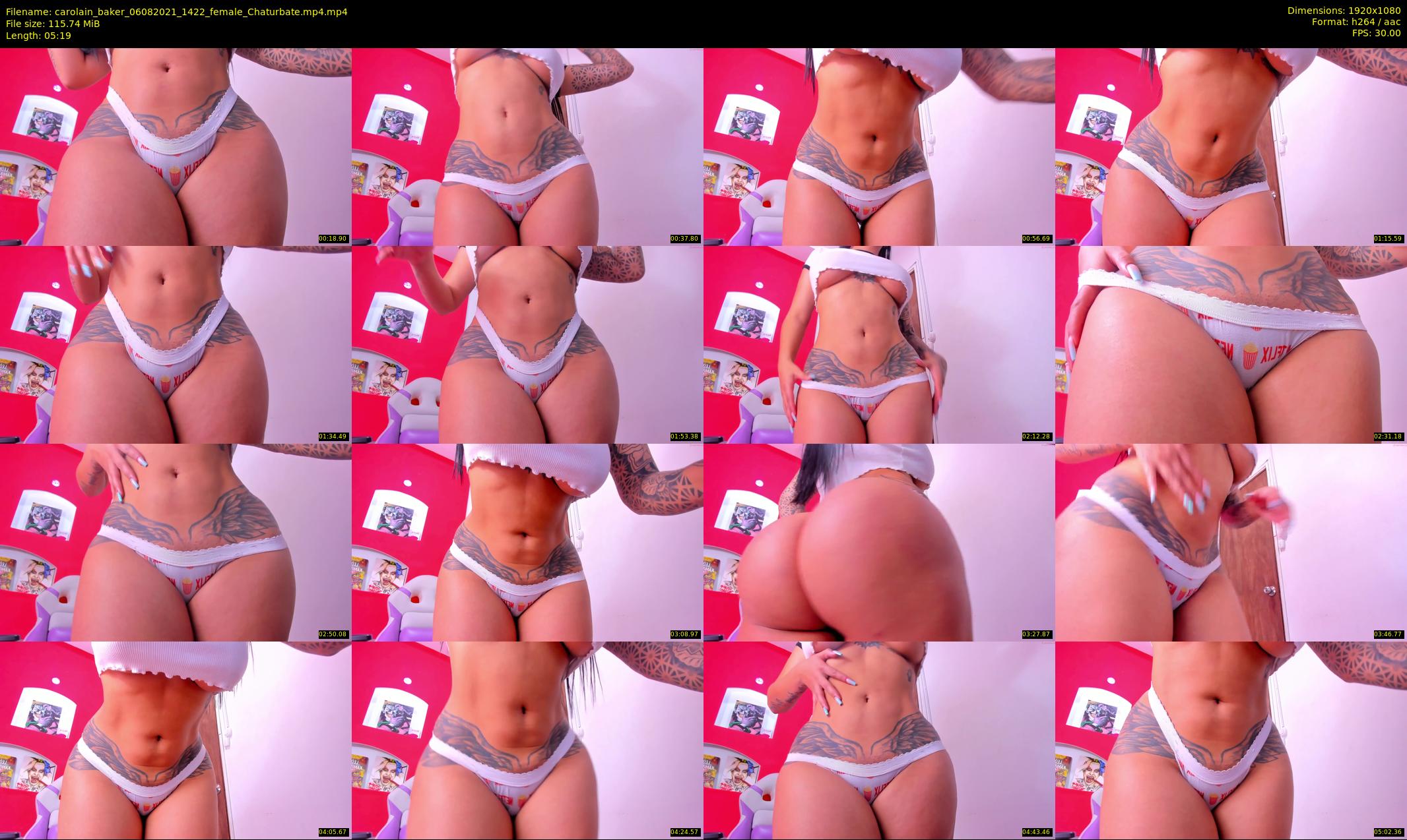 carolain_baker — 6 minute Chaturbate female cam show recording, 1080p, Aug 6, 2021