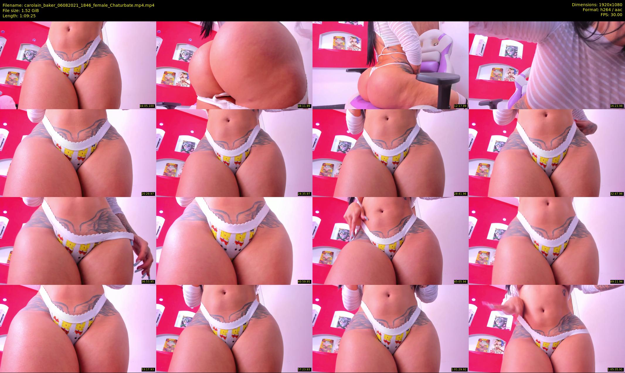 carolain_baker — 70 minute Chaturbate female cam show recording, 1080p, Aug 6, 2021