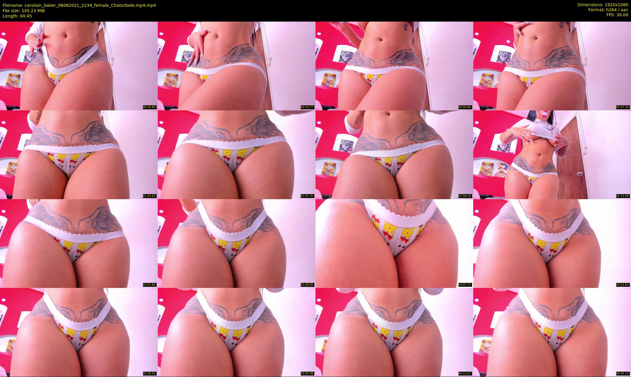 carolain_baker — 5 minute Chaturbate female cam show recording, 1080p, Aug 6, 2021