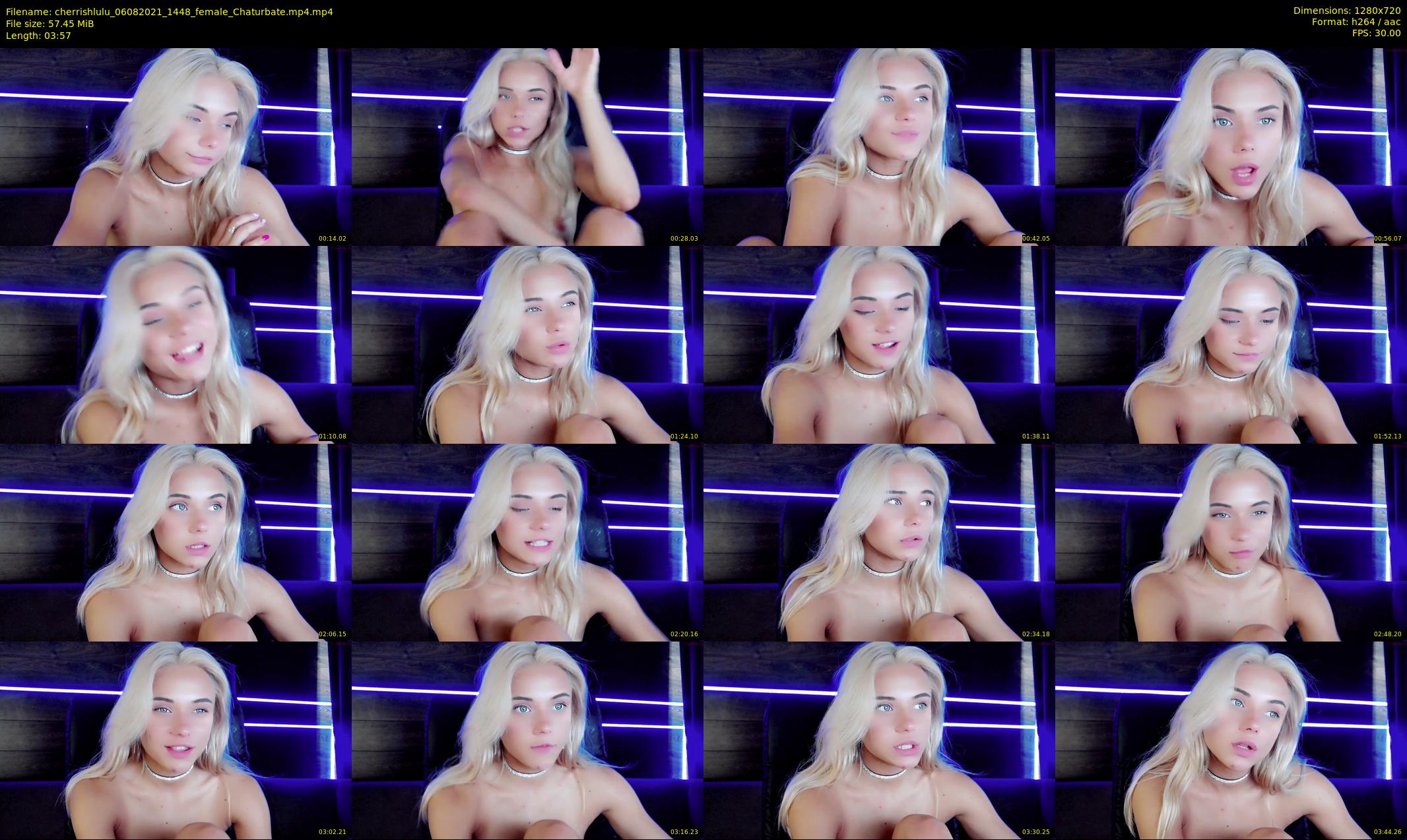 cherrishlulu — 4 minute Chaturbate female cam show recording, 720p, Aug 6, 2021