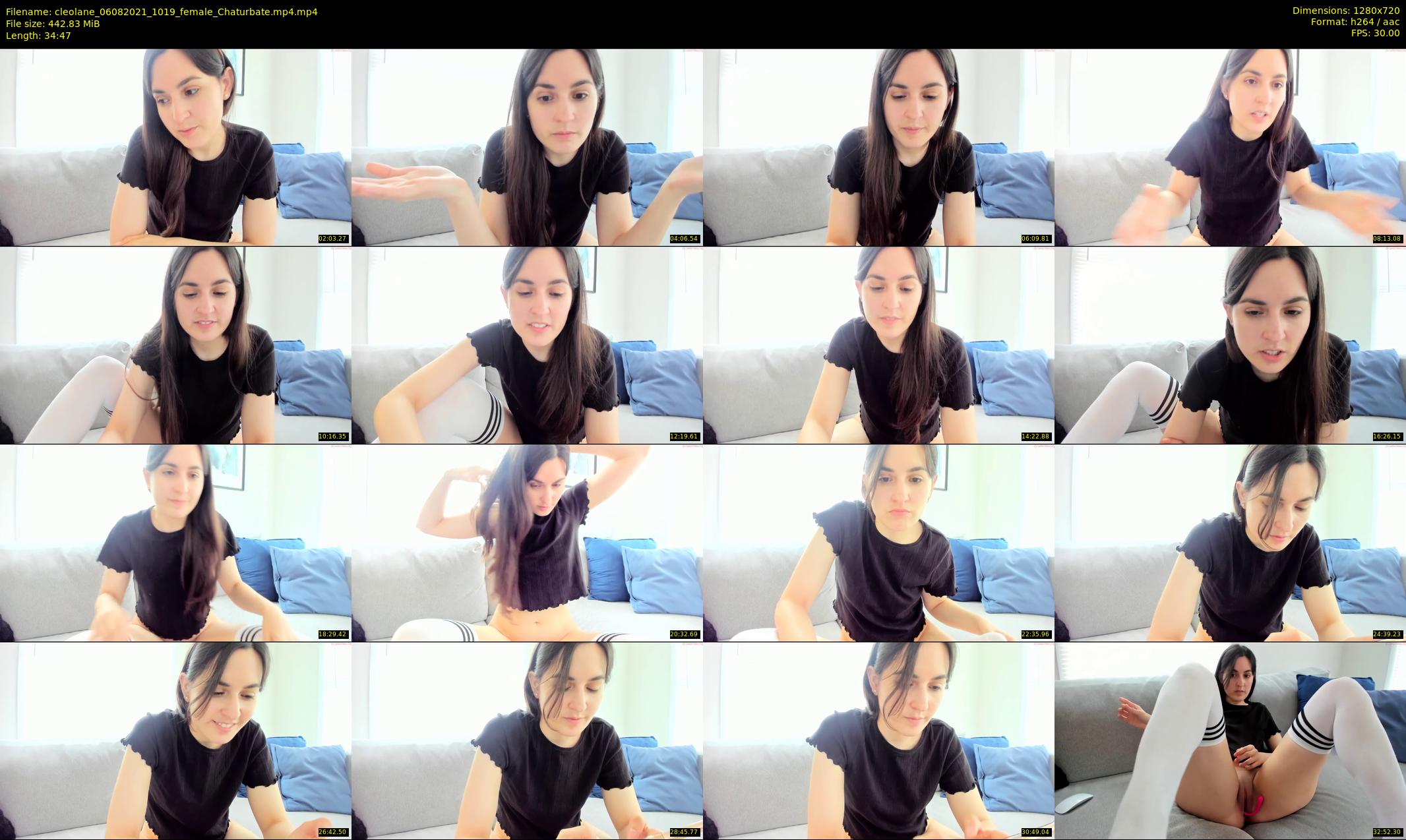 cleolane — 35 minute Chaturbate female cam show recording, 720p, Aug 6, 2021