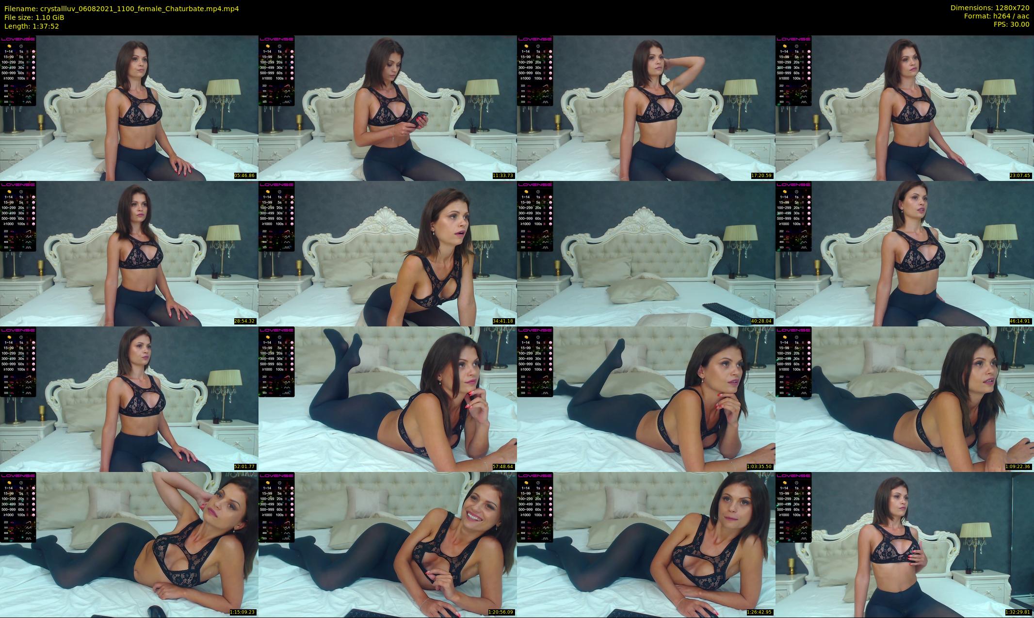 crystallluv — 98 minute Chaturbate female cam show recording, 720p, Aug 6, 2021