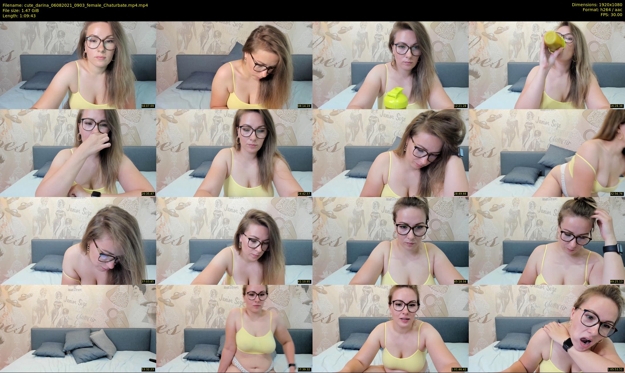 cute_darina — 70 minute Chaturbate female cam show recording, 1080p, Aug 6, 2021