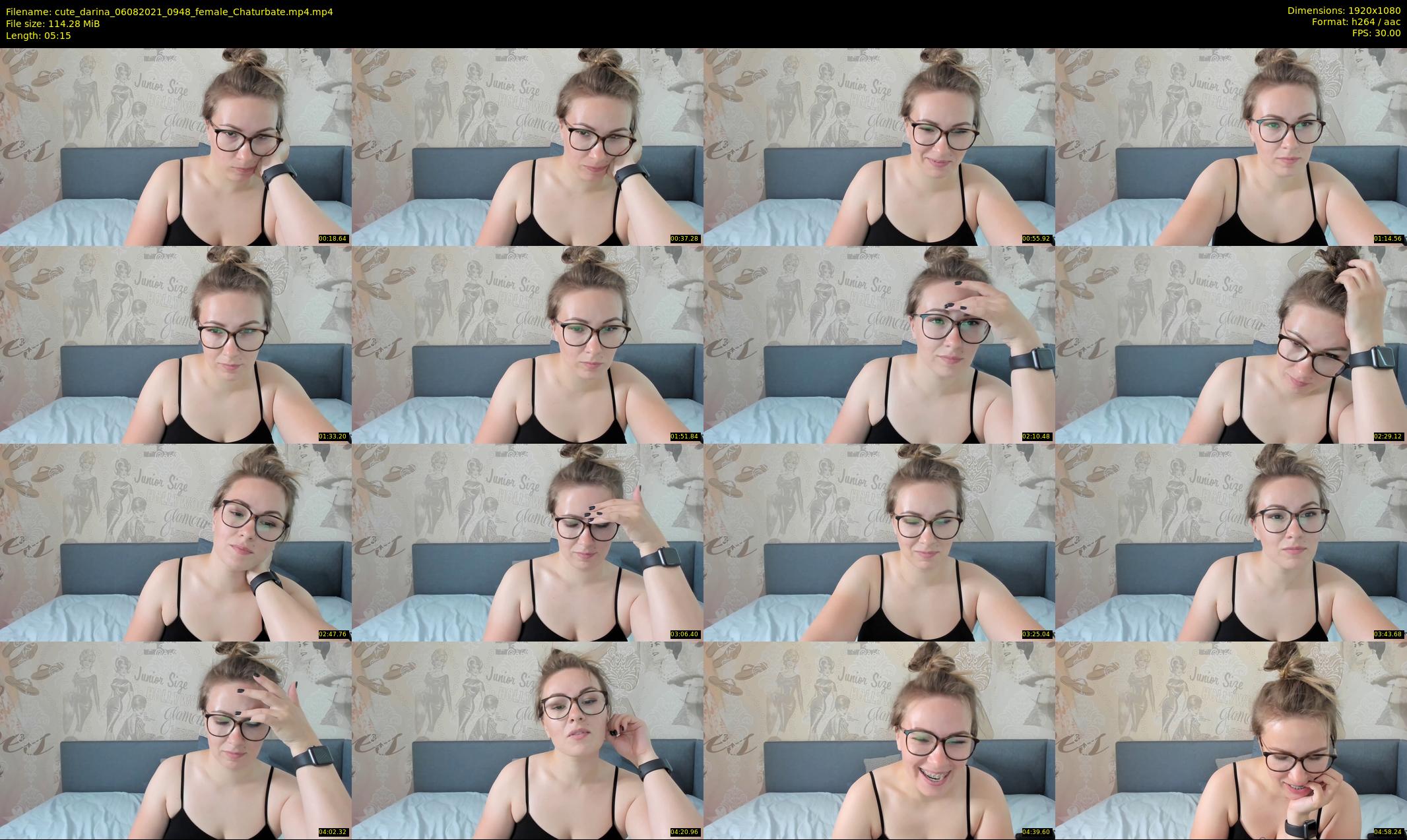 cute_darina — 6 minute Chaturbate female cam show recording, 1080p, Aug 6, 2021