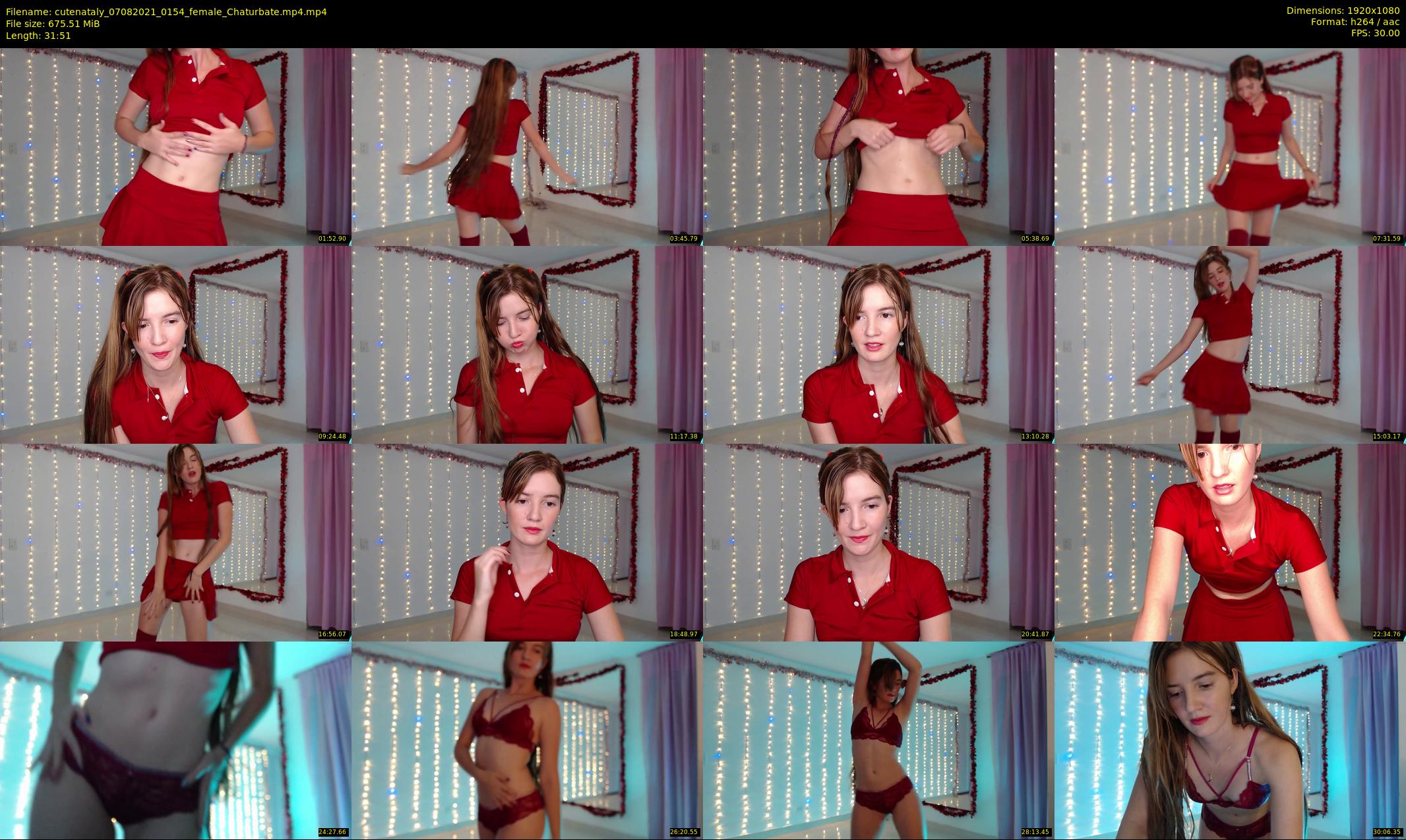 cutenataly — 32 minute Chaturbate female cam show recording, 1080p, Aug 7, 2021