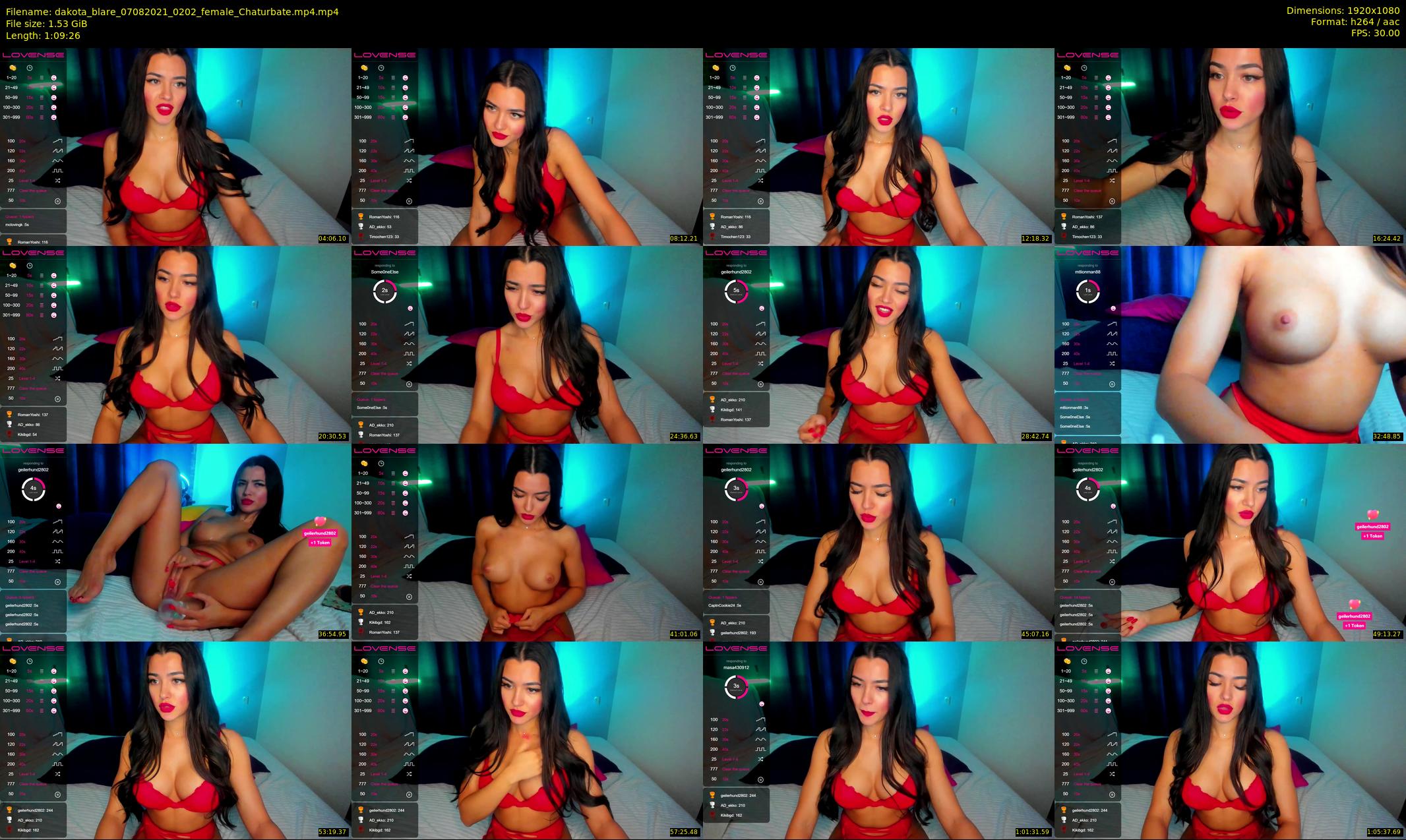 dakota_blare — 70 minute Chaturbate female cam show recording, 1080p, Aug 7, 2021