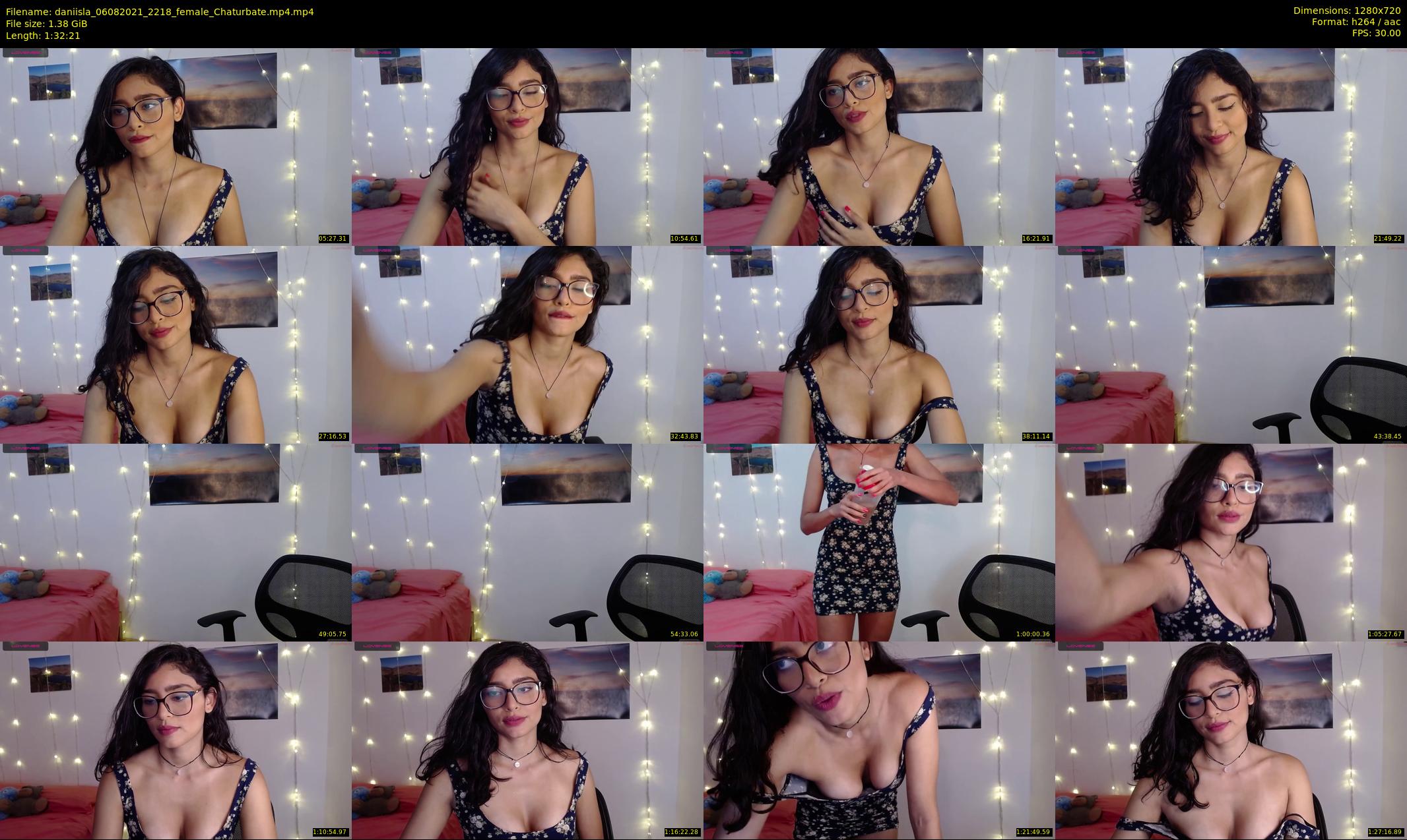 daniisla — 93 minute Chaturbate female cam show recording, 720p, Aug 6, 2021