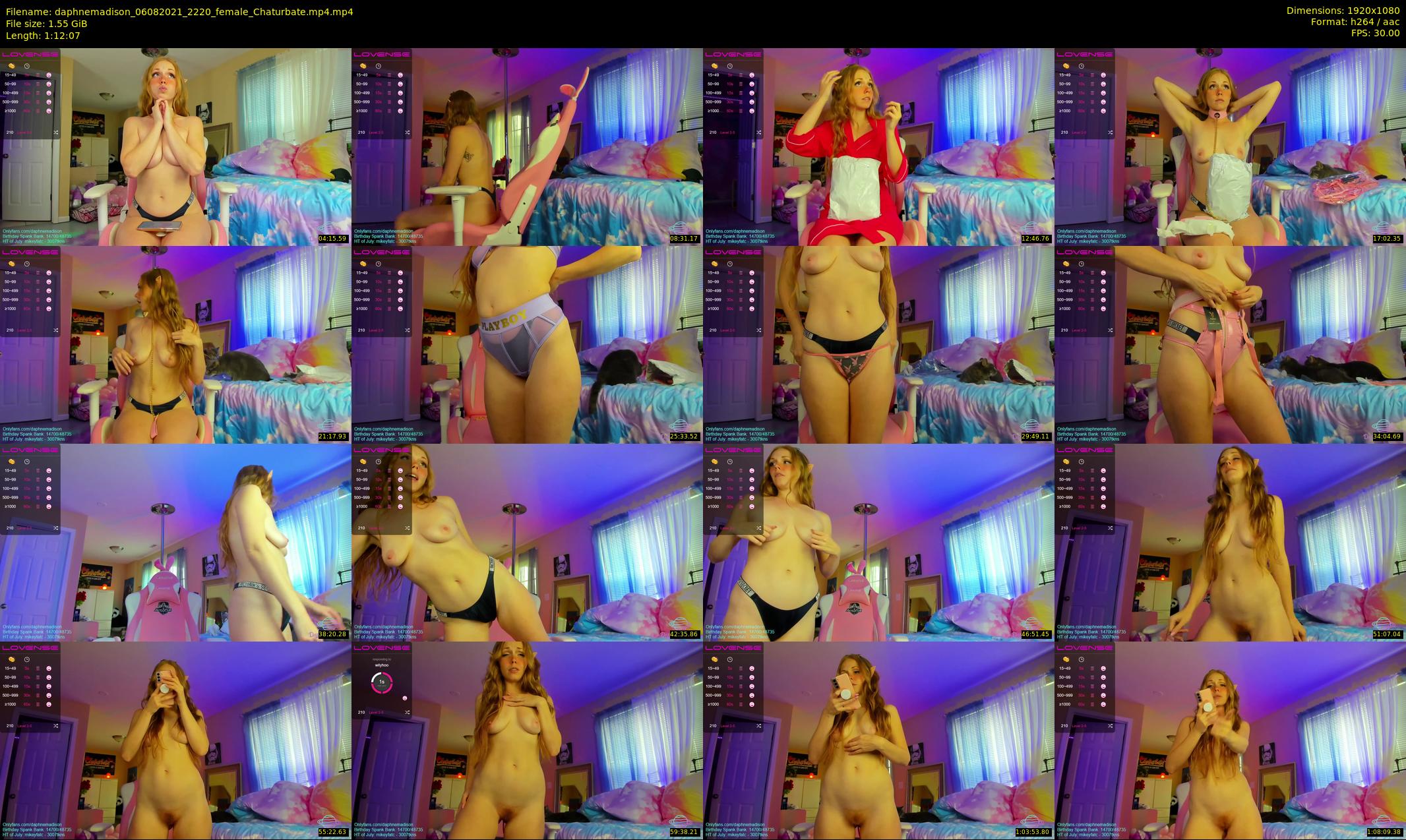 daphnemadison — 73 minute Chaturbate couple cam show recording, 1080p, Aug 6, 2021