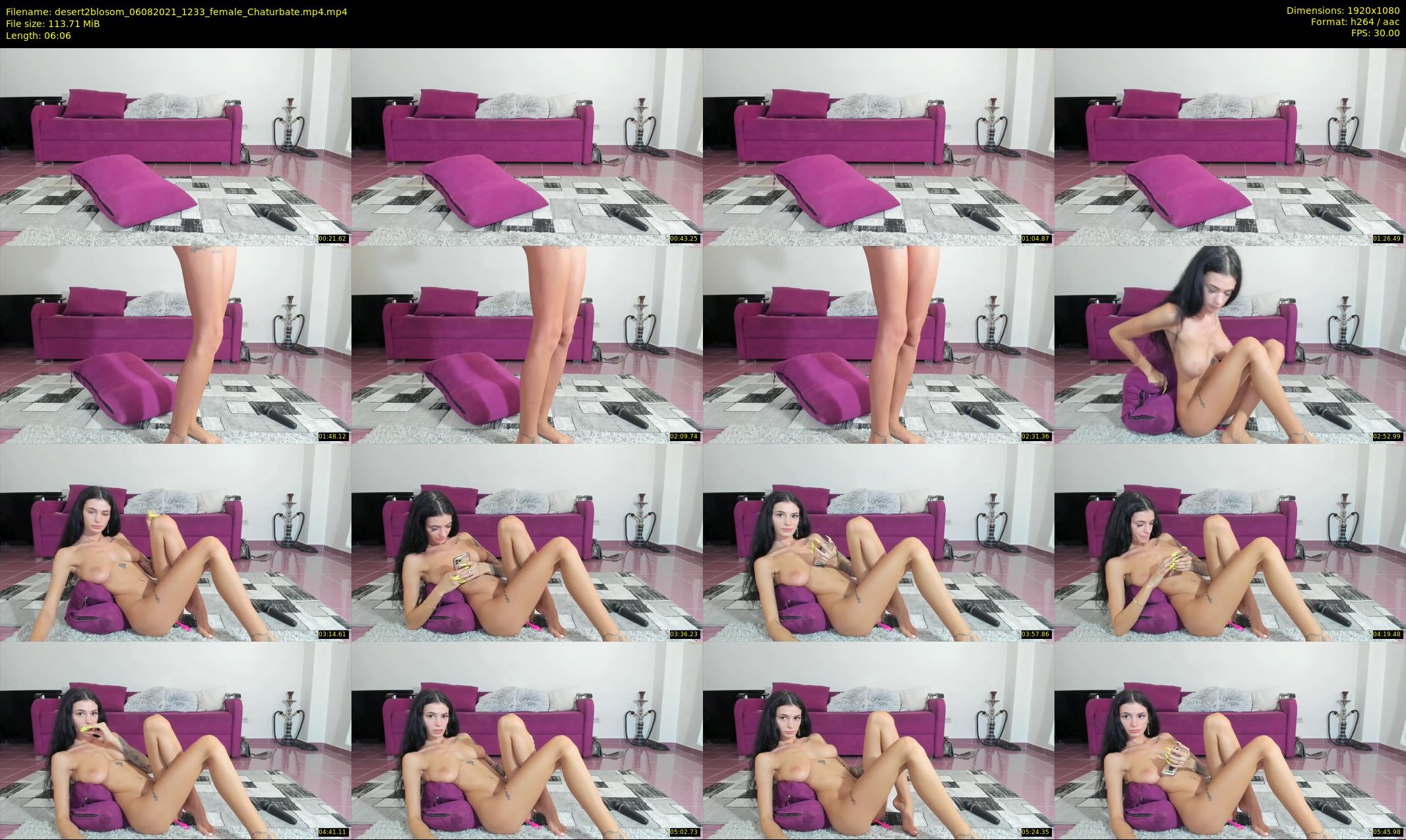 desert2blosom — 7 minute Chaturbate female cam show recording, 1080p, Aug 6, 2021