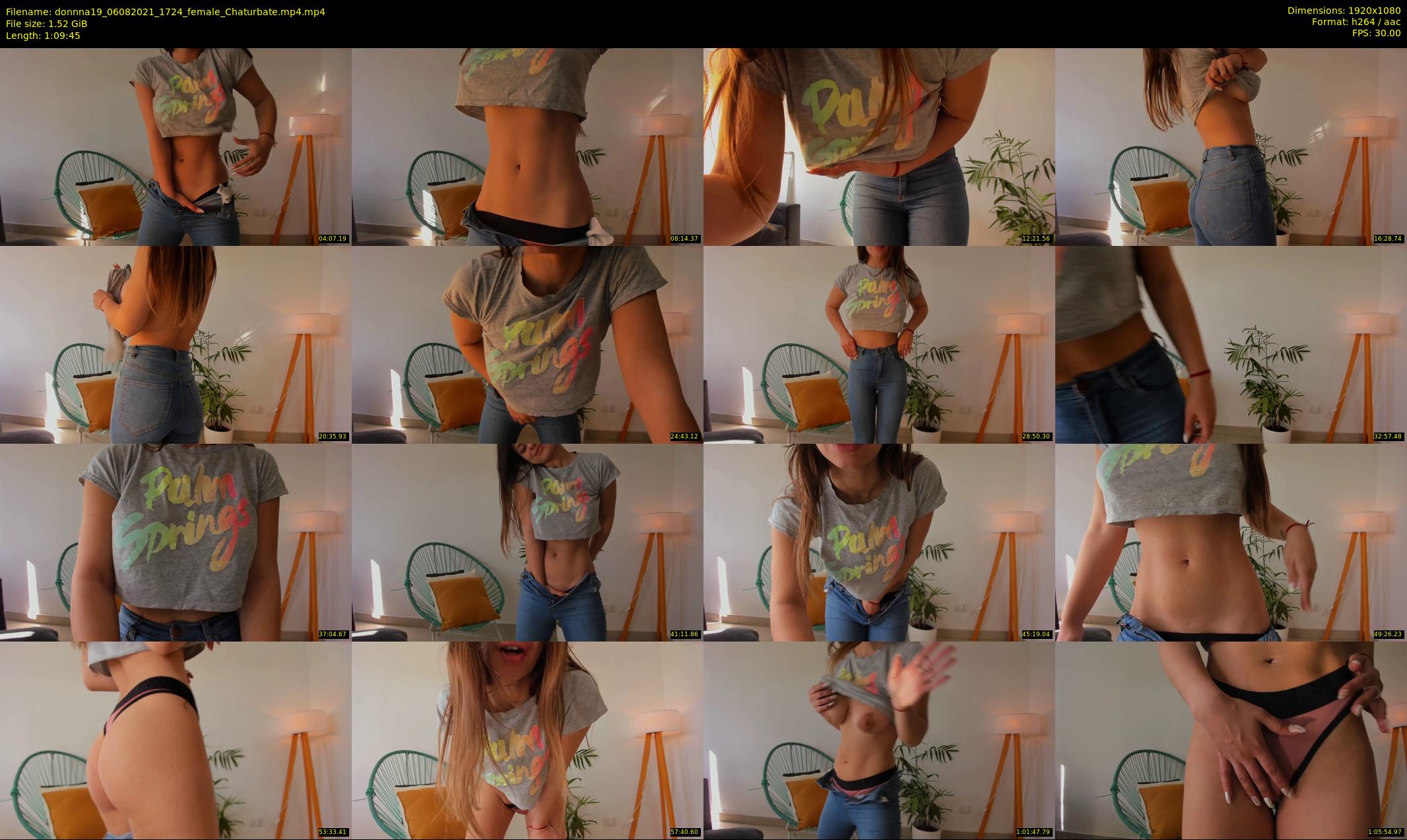 donnna19 — 70 minute Chaturbate female cam show recording, 1080p, Aug 6, 2021