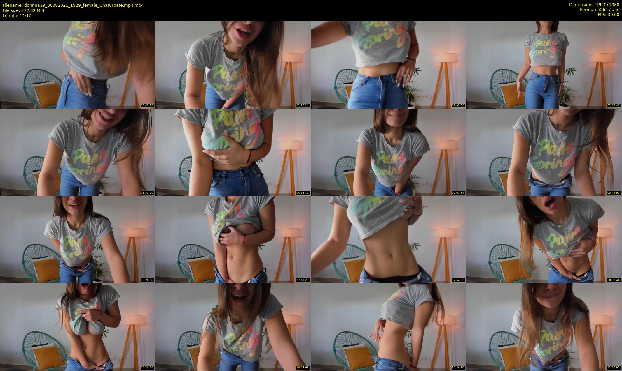 donnna19 — 13 minute Chaturbate female cam show recording, 1080p, Aug 6, 2021