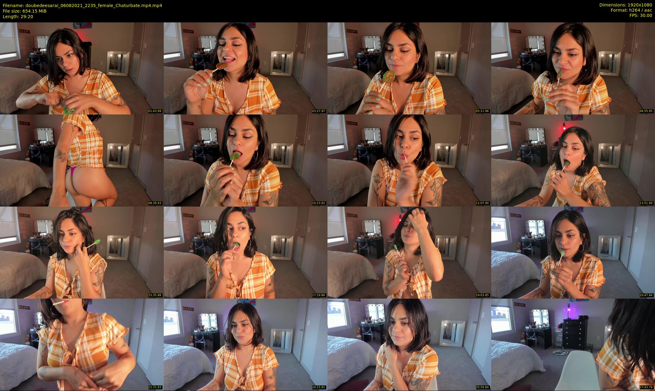 doubedeesarai — 30 minute Chaturbate female cam show recording, 1080p, Aug 6, 2021