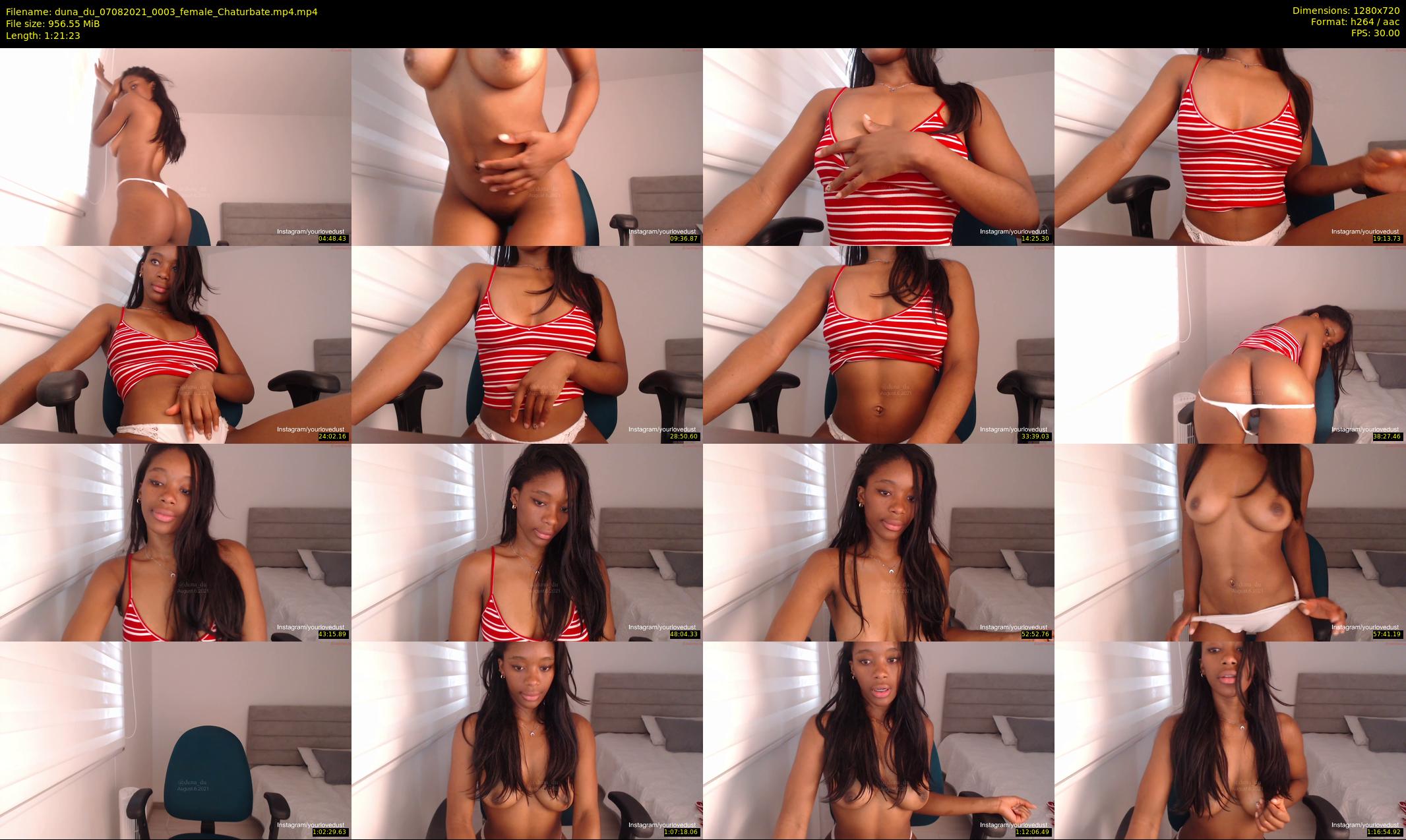 duna_du — 82 minute Chaturbate female cam show recording, 720p, Aug 7, 2021