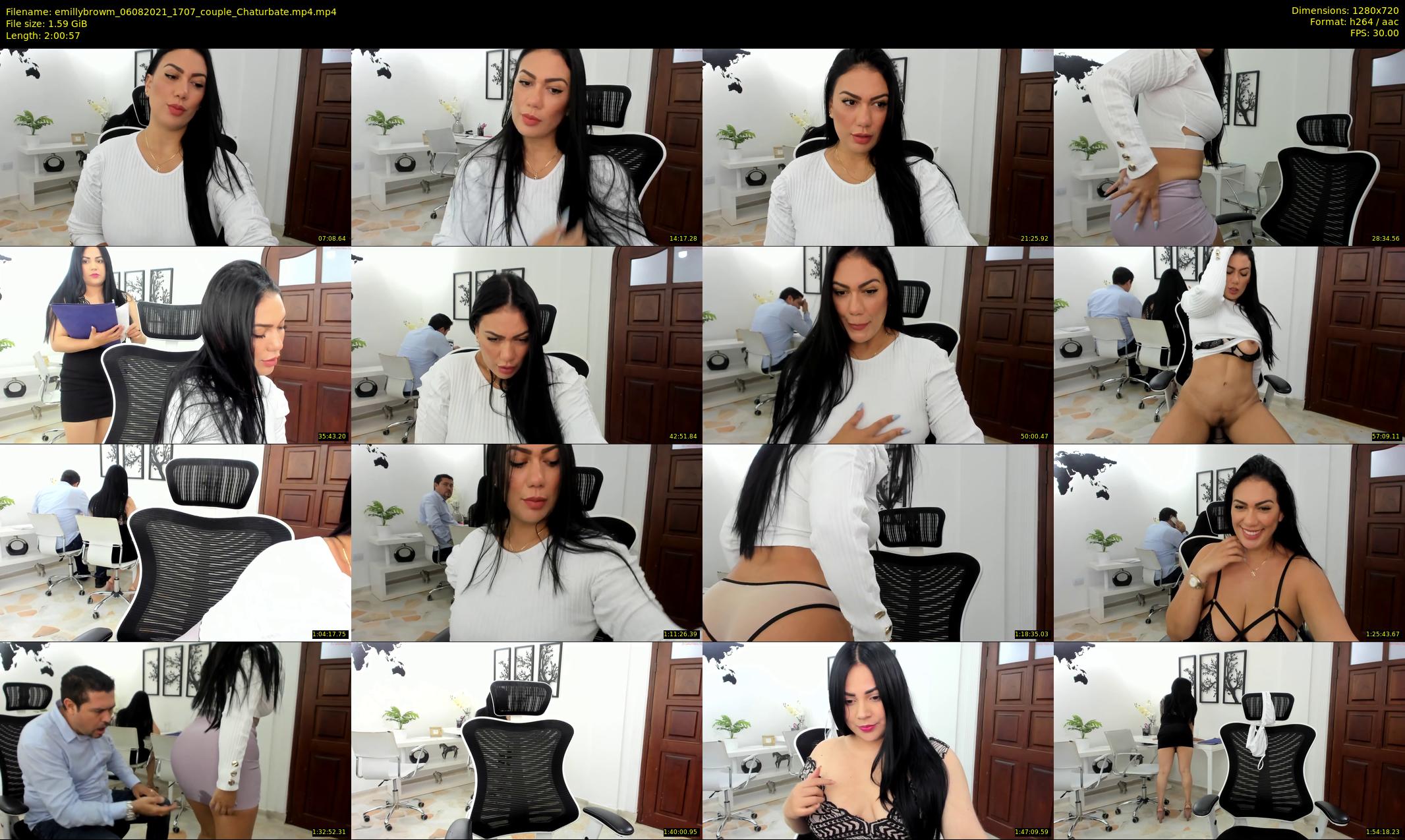 emillybrowm — 121 minute Chaturbate couple cam show recording, 720p, Aug 6, 2021