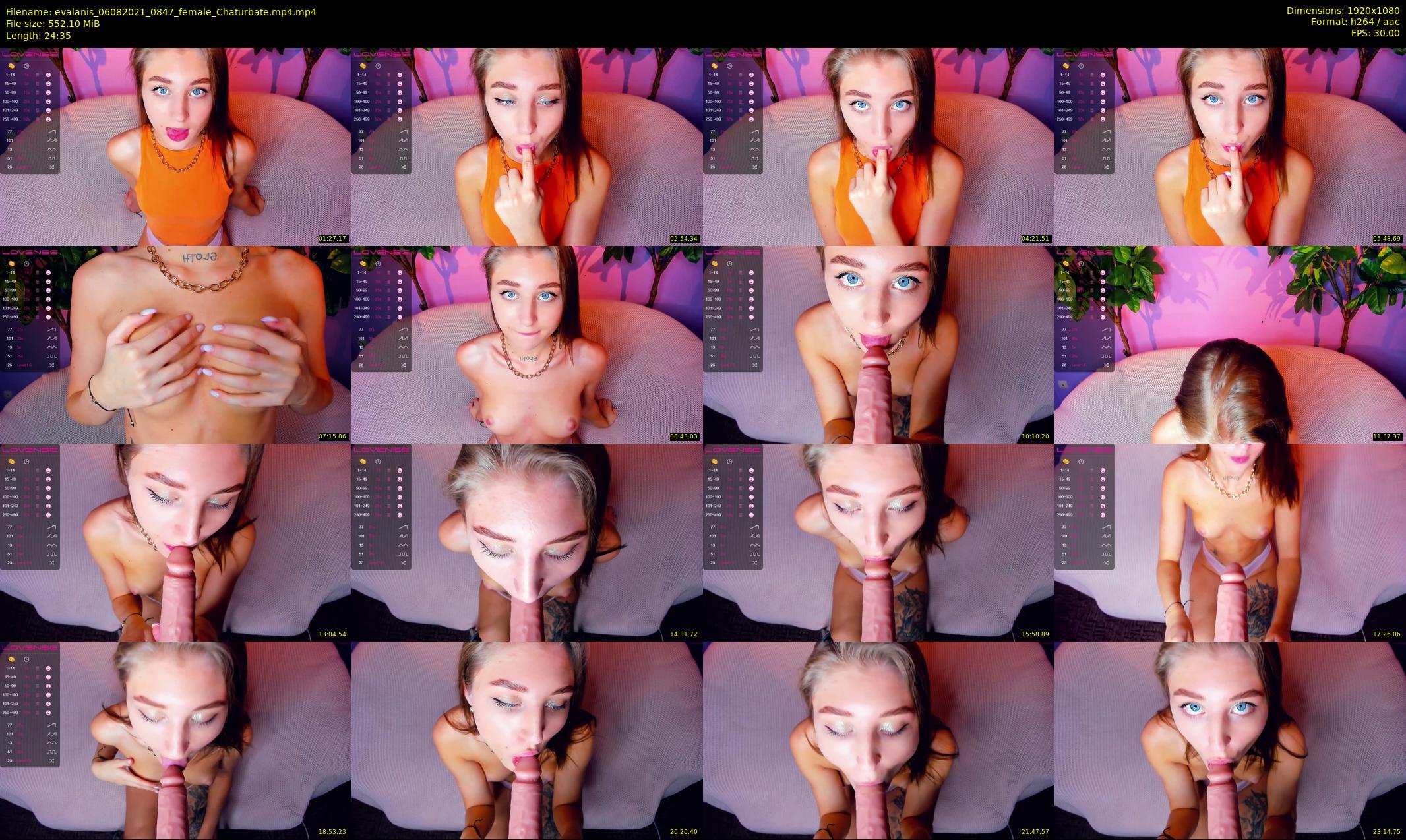 evalanis — 25 minute Chaturbate couple cam show recording, 1080p, Aug 6, 2021
