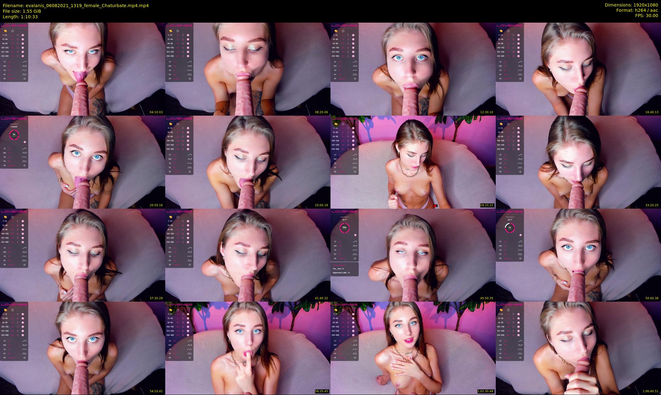 evalanis — 71 minute Chaturbate couple cam show recording, 1080p, Aug 6, 2021