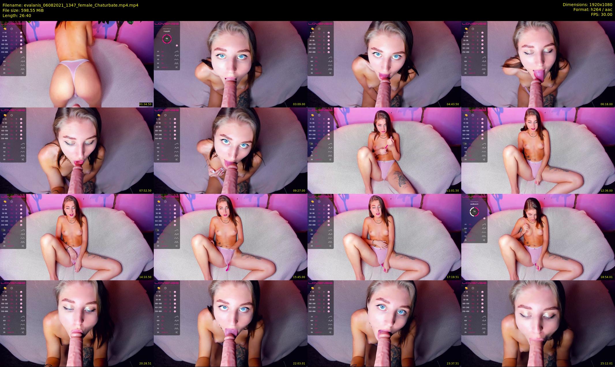 evalanis — 27 minute Chaturbate couple cam show recording, 1080p, Aug 6, 2021