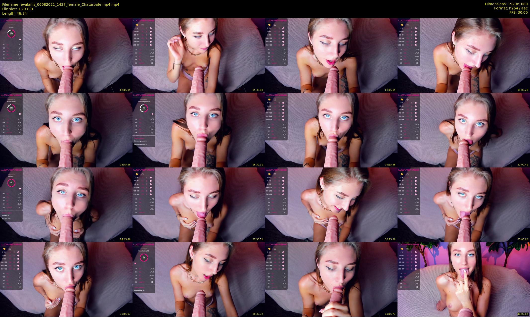 evalanis — 47 minute Chaturbate couple cam show recording, 1080p, Aug 6, 2021