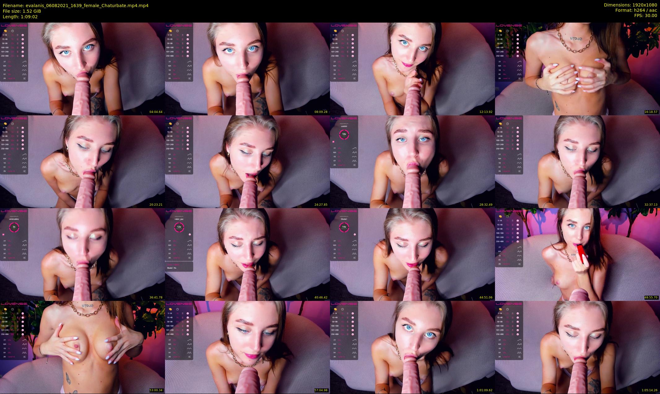 evalanis — 70 minute Chaturbate couple cam show recording, 1080p, Aug 6, 2021