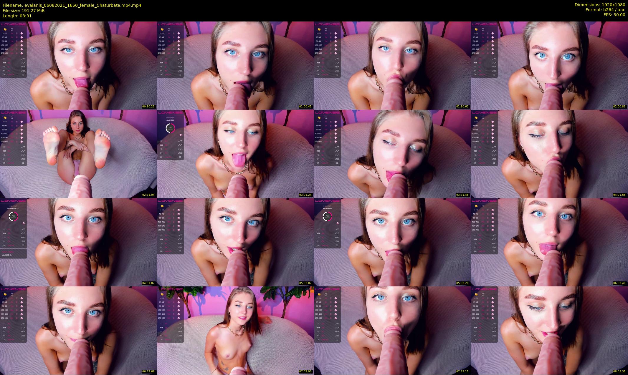 evalanis — 9 minute Chaturbate couple cam show recording, 1080p, Aug 6, 2021