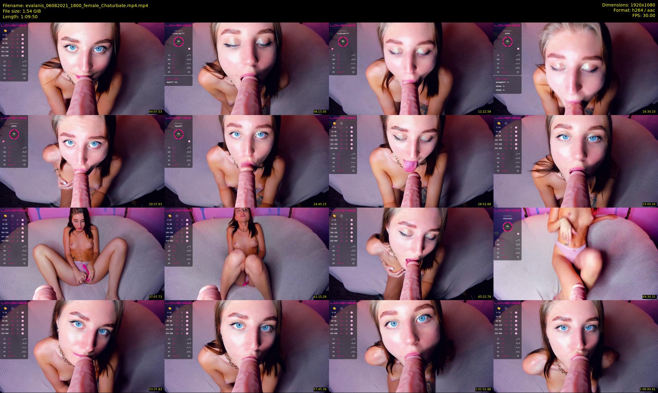 evalanis — 70 minute Chaturbate couple cam show recording, 1080p, Aug 6, 2021